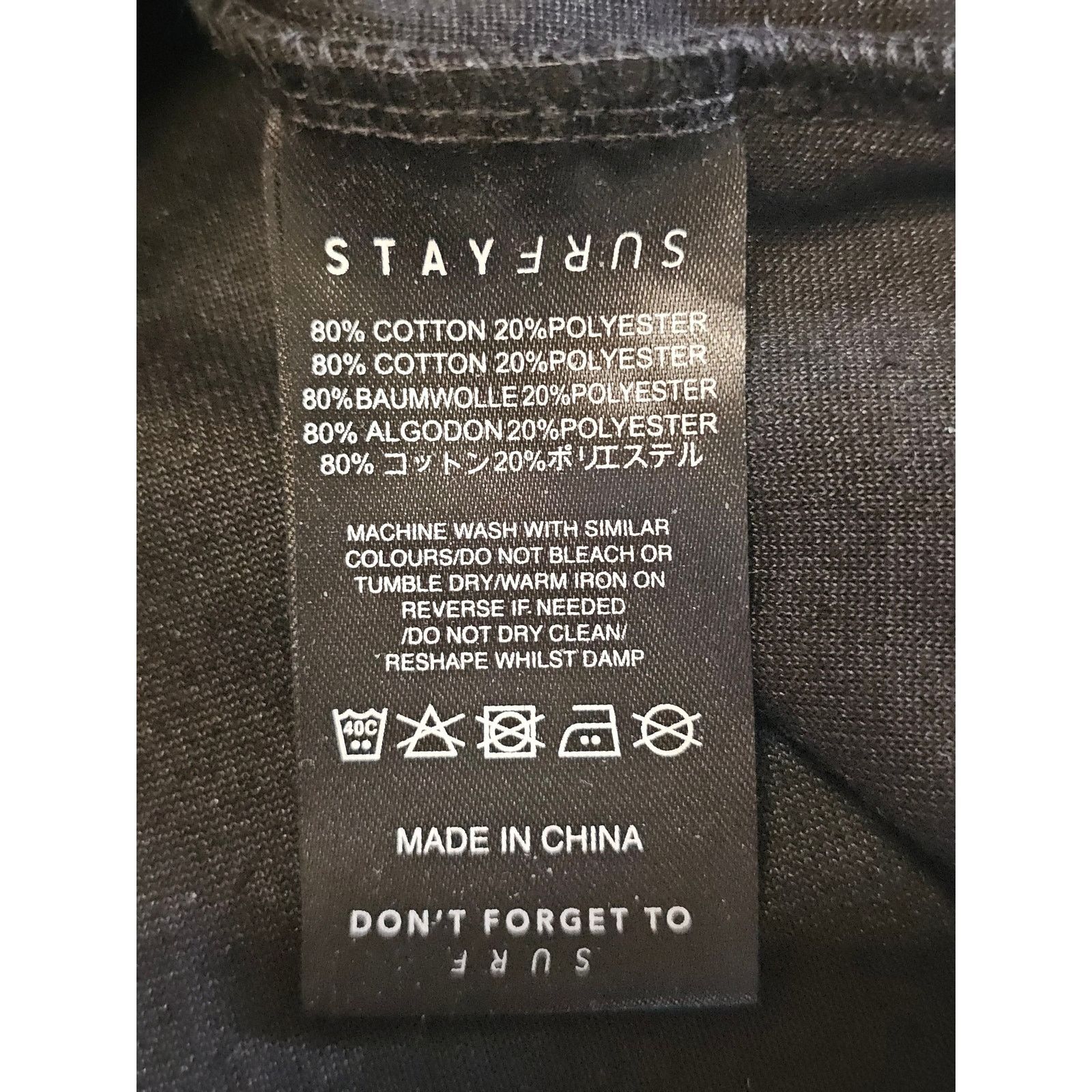 Other Stay Surf Black Velour Hooded Sweatshirt Hoddie XL 3978 Size US XL / EU 56 / 4 - 4 Thumbnail