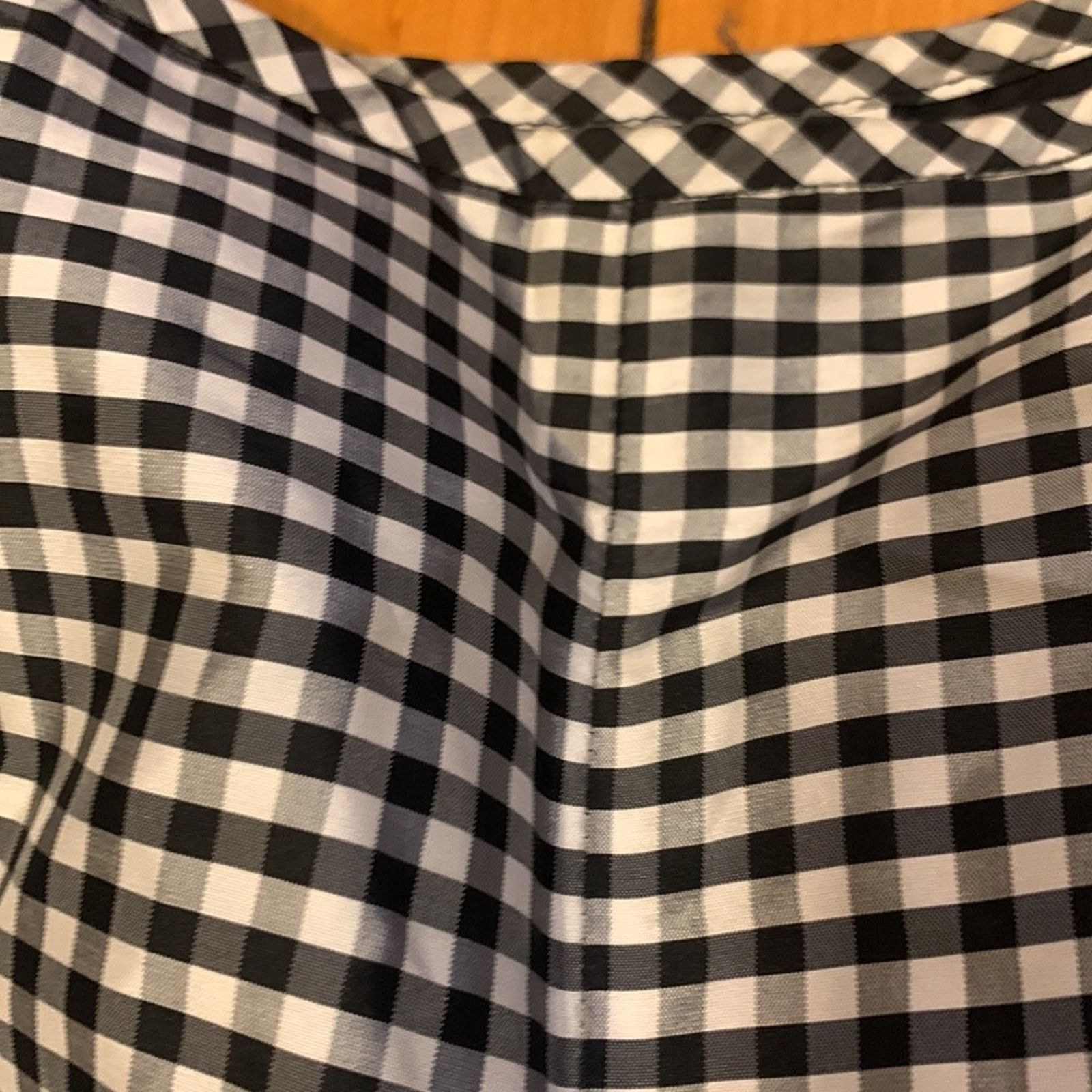 Evan Picone 90’s Evan-Picone black&white gingham check silk lined pants Size 28" / US 6 / IT 42 - 1 Thumbnail
