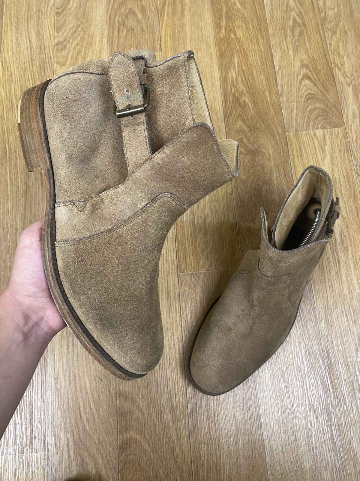Loake Loake Beige Suede Men’s Boots Size: 43.5 Size US 10.5 / EU 43-44 - 1 Thumbnail
