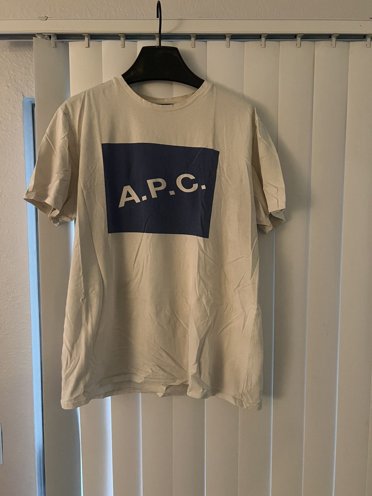A.P.C. APC blue box logo Size US XXL / EU 58 / 5 - 1 Thumbnail
