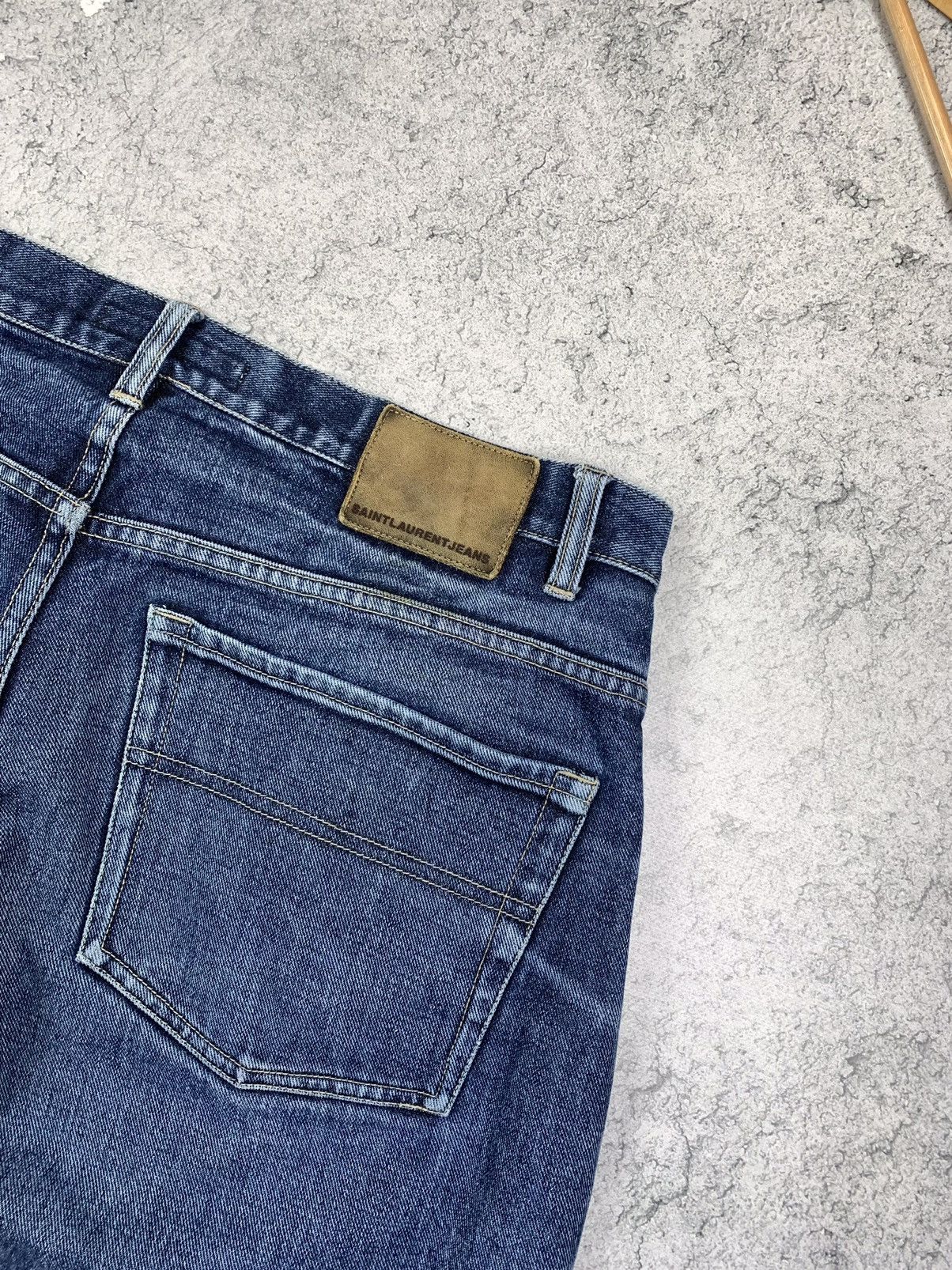 Yves Saint Laurent Saint Laurent Vintage YSL Denim Mens Jeans Size 36 Size US 36 / EU 52 - 7 Thumbnail