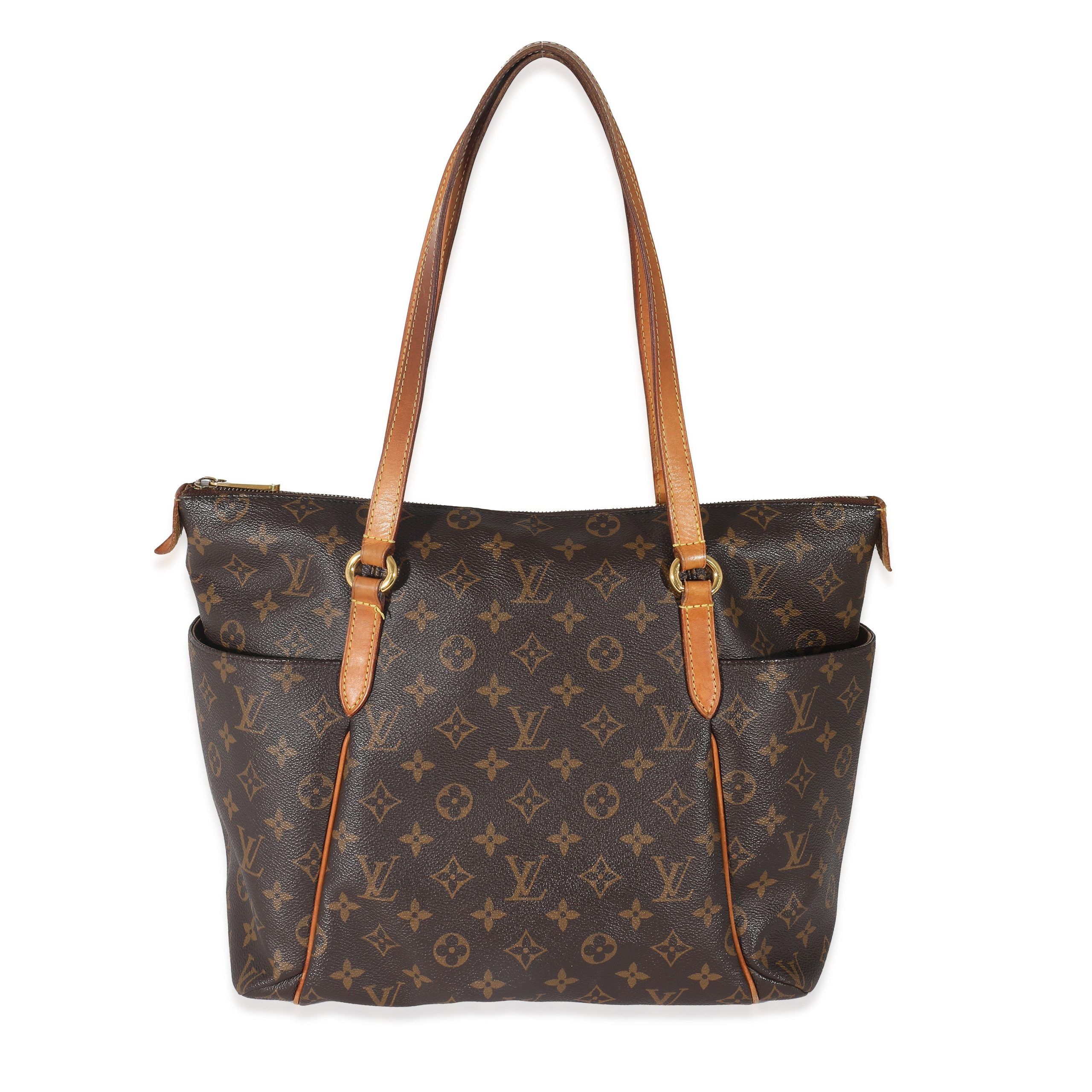 image of Louis Vuitton Monogram Canvas Totally Mm in Brown, Women's