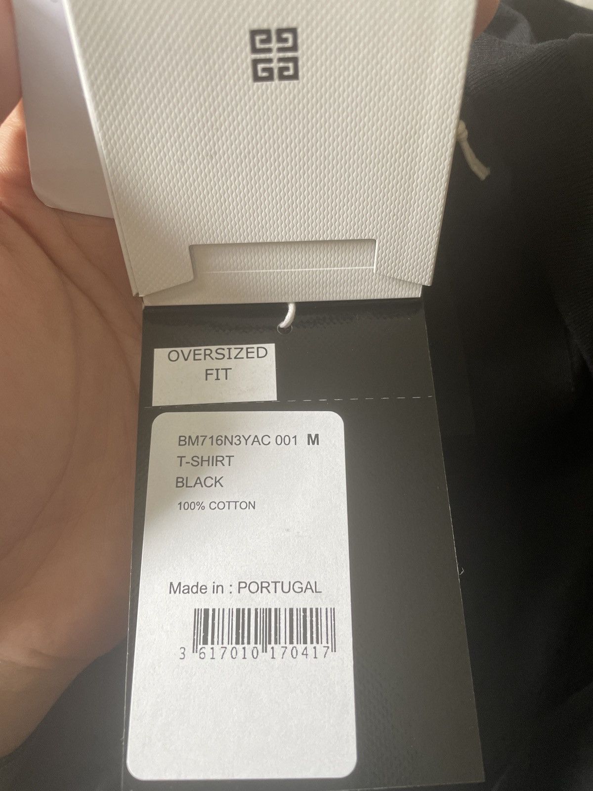 Givenchy GIVENCHY Archetype oversized t-shirt in cotton Size US M / EU 48-50 / 2 - 4 Thumbnail