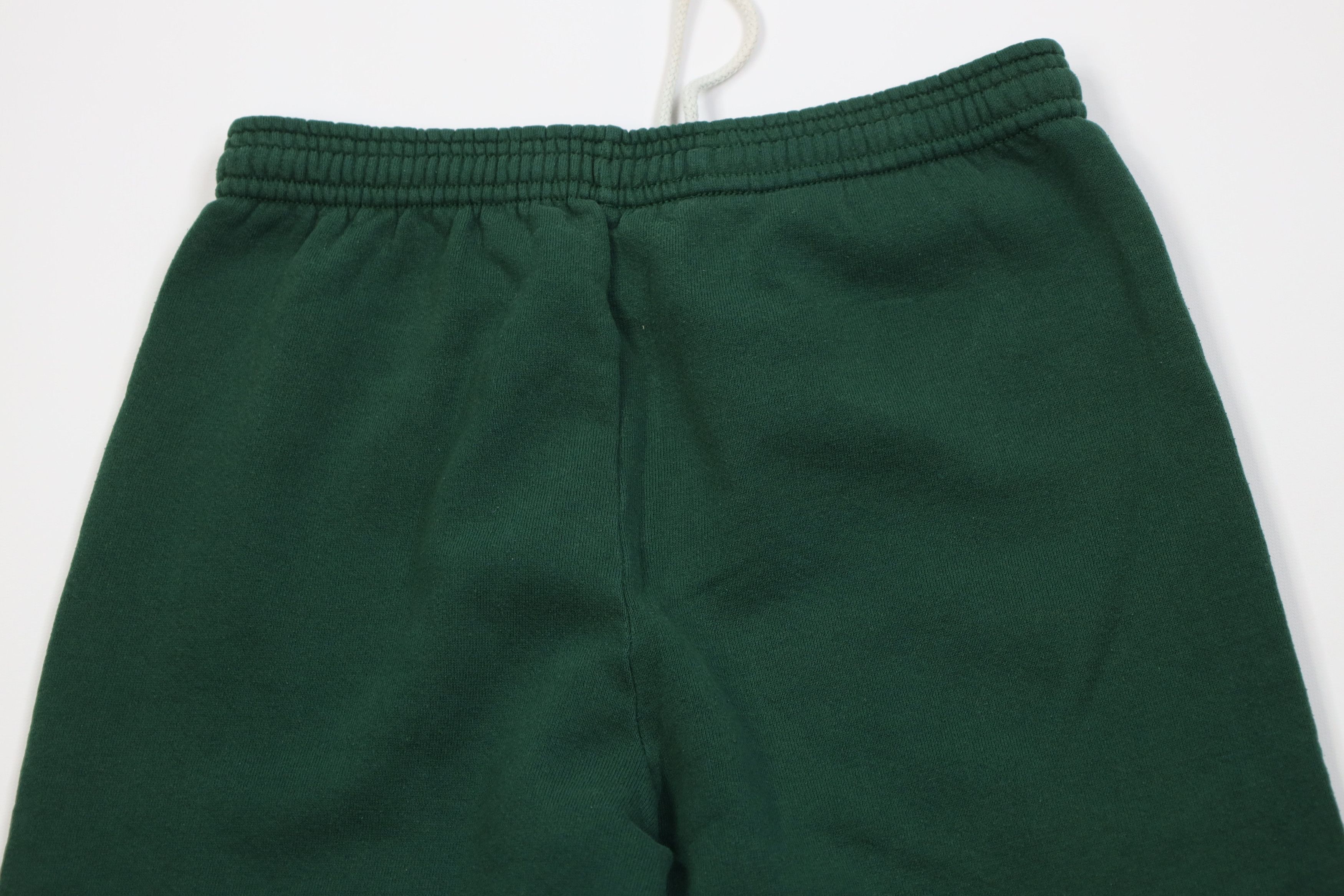 Vintage Vintage 90s Streetwear Blank Sweatpants Joggers Green USA Size US 34 / EU 50 - 7 Thumbnail
