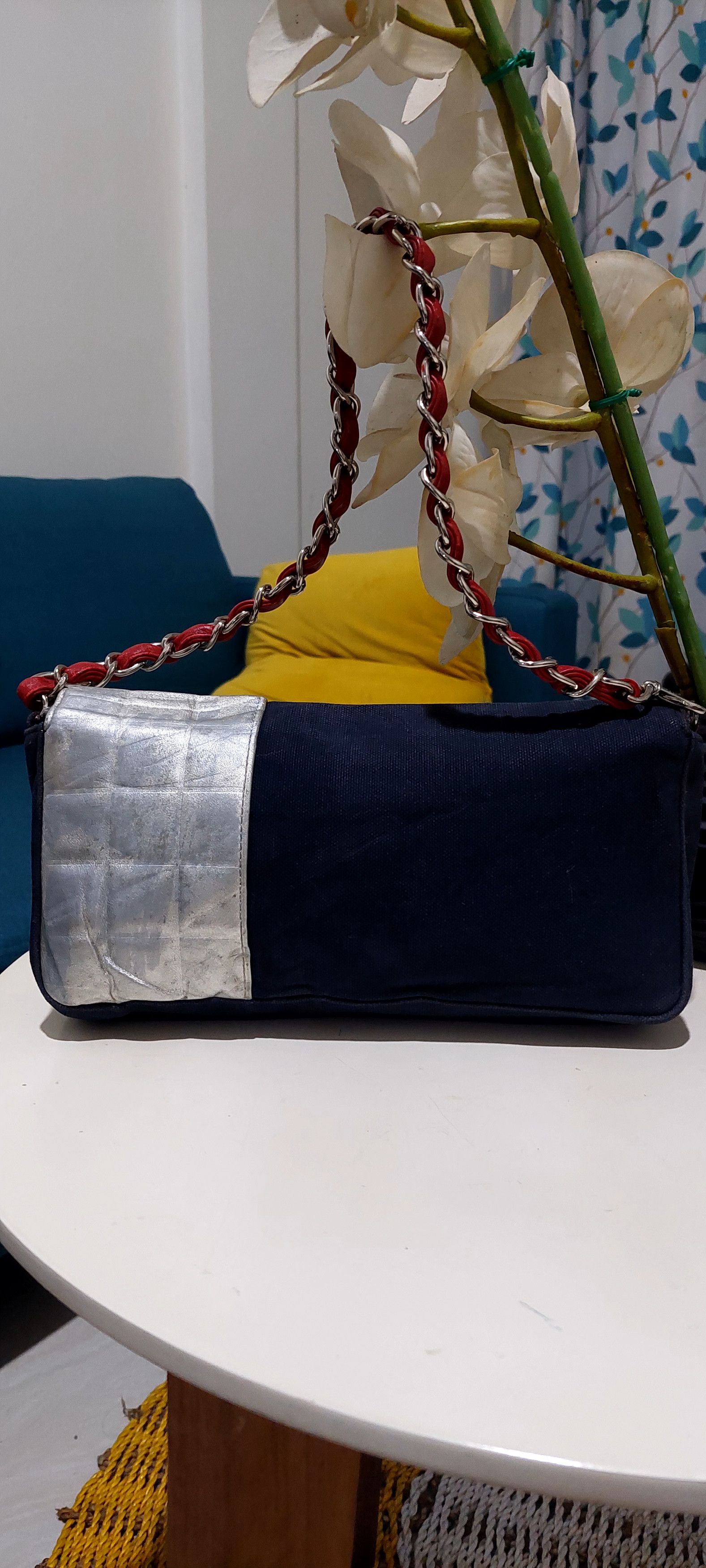 Chanel Chanel Number Five Denim Shoulder Size ONE SIZE - 3 Thumbnail