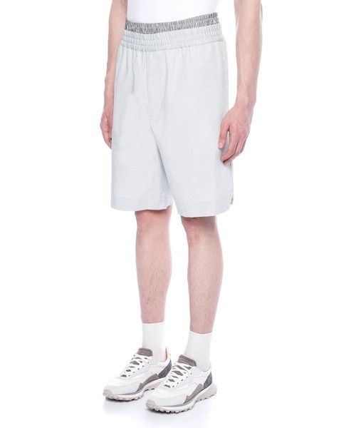 Bottega Veneta o1bcso1str0526 Light Cotton Twill Shorts in Gray Size US 30 / EU 46 - 3 Thumbnail
