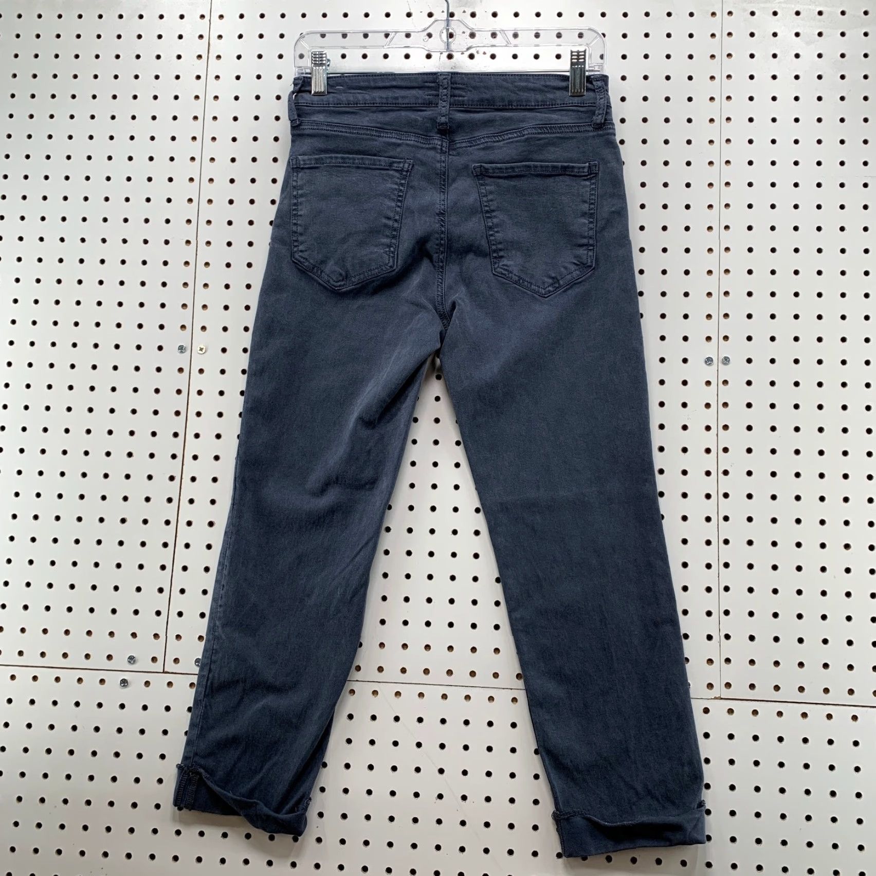 Vintage KUT From The Kloth Pants Womens 6 Blue Amy Crop Straight Leg 29x24 Cropped Cropped Pants Womens 6 Blue Amy Crop Straight Leg 29x24 Size 28" / US 6 / IT 42 - 7 Thumbnail