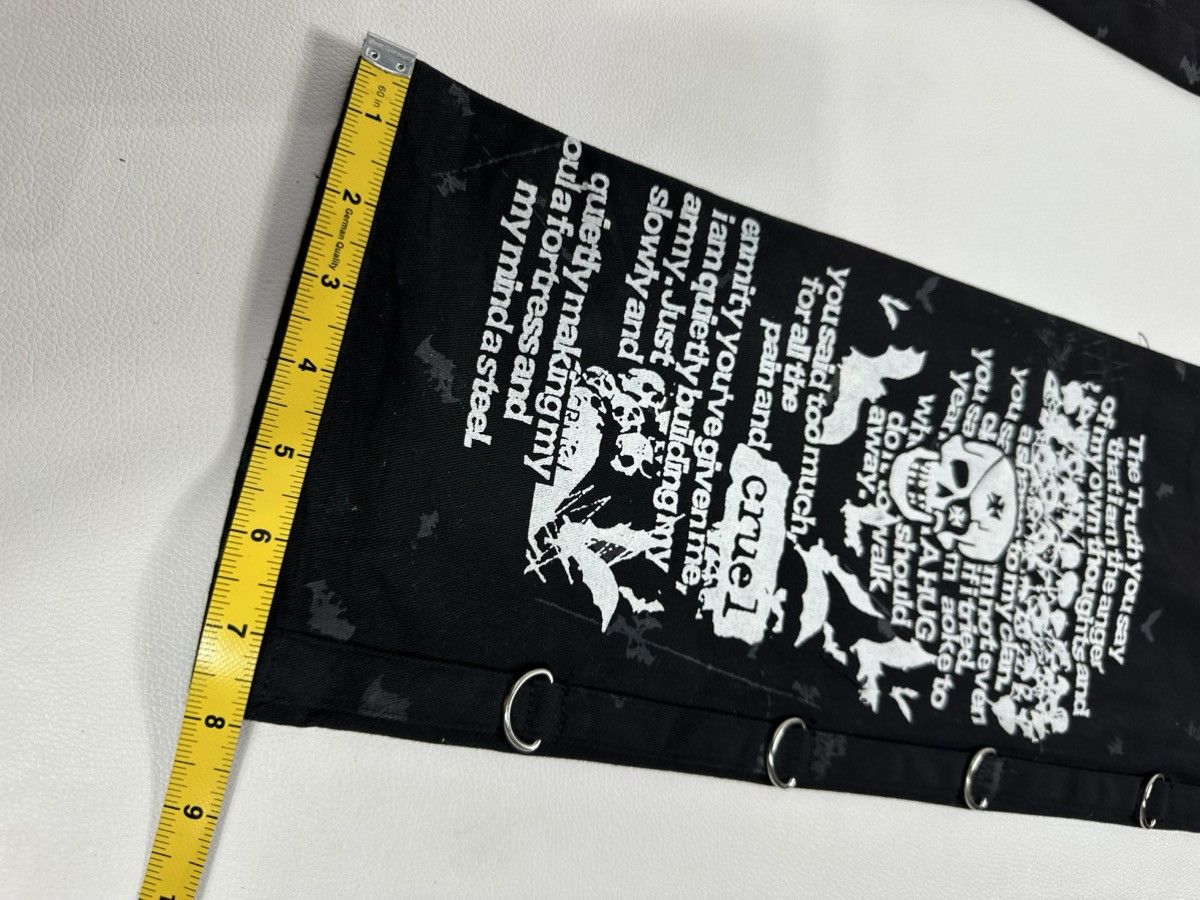 Other Punk Rock Bondge Skull Skeleton Poem Style Pants Size US 31 - 17 Thumbnail