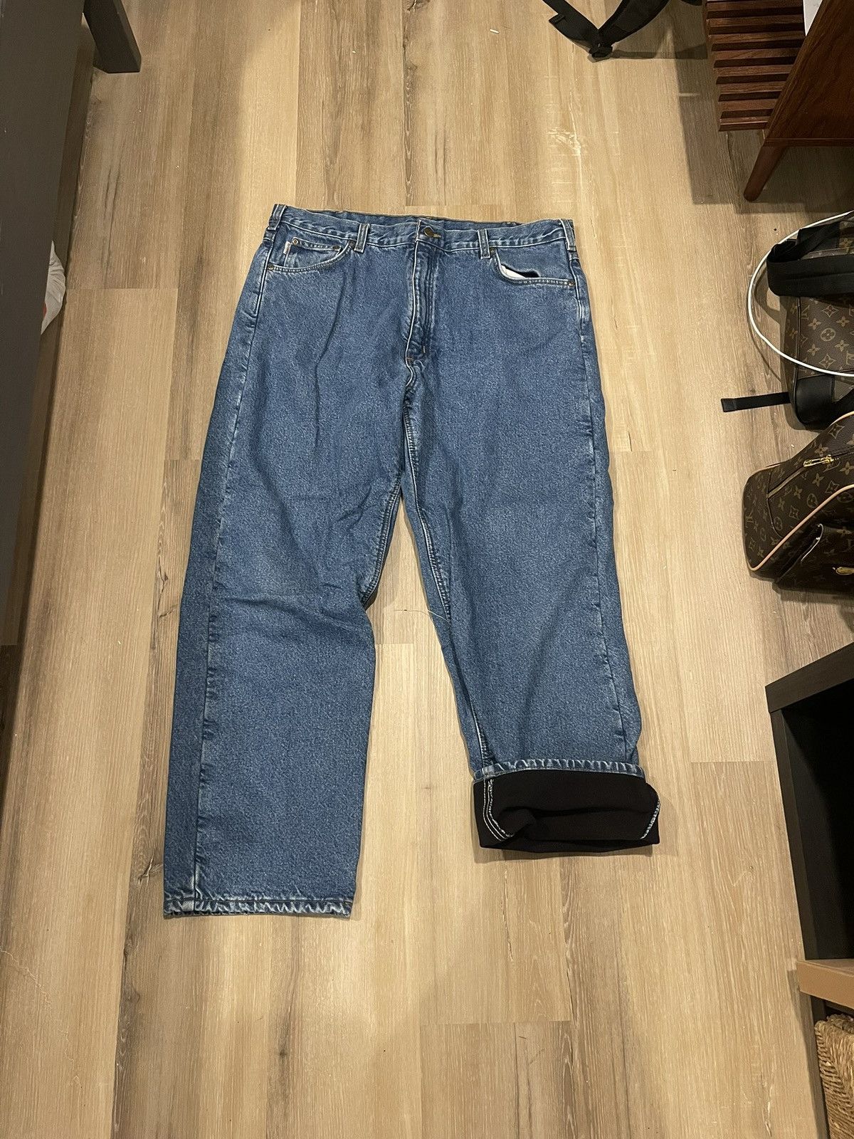 Carhartt Vintage carhartt insulated lined jeans Size US 40 / EU 56 - 1 Thumbnail