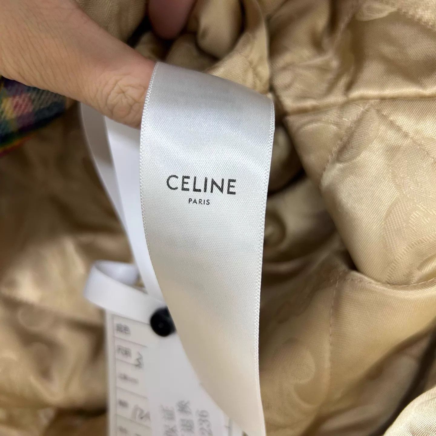 Celine CELINE blue check hooded shirt-jacket new tags 34 Size XXS / US 00 / IT 34 - 4 Thumbnail