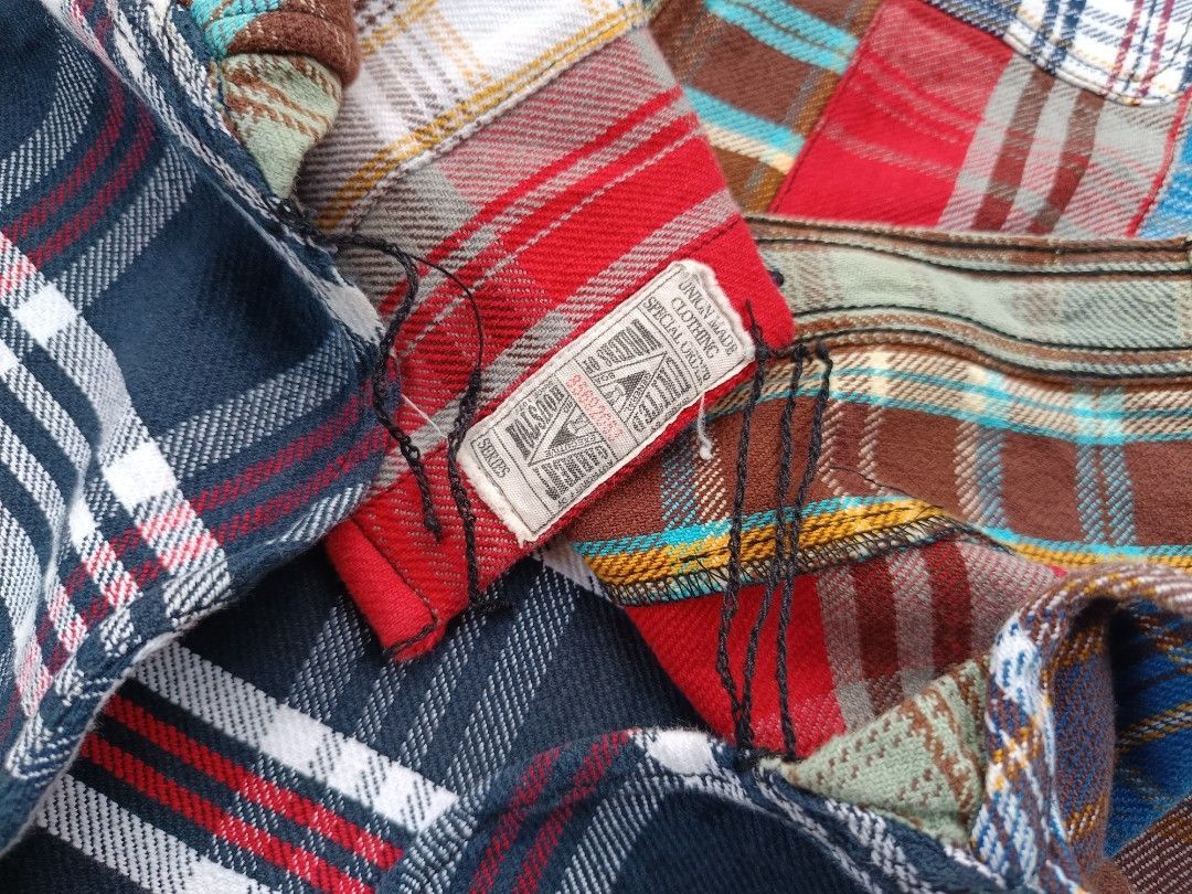 Jacob Holston Houston Crazy Viyella Heavy Shirt Made in Japan Size US M / EU 48-50 / 2 - 5 Thumbnail