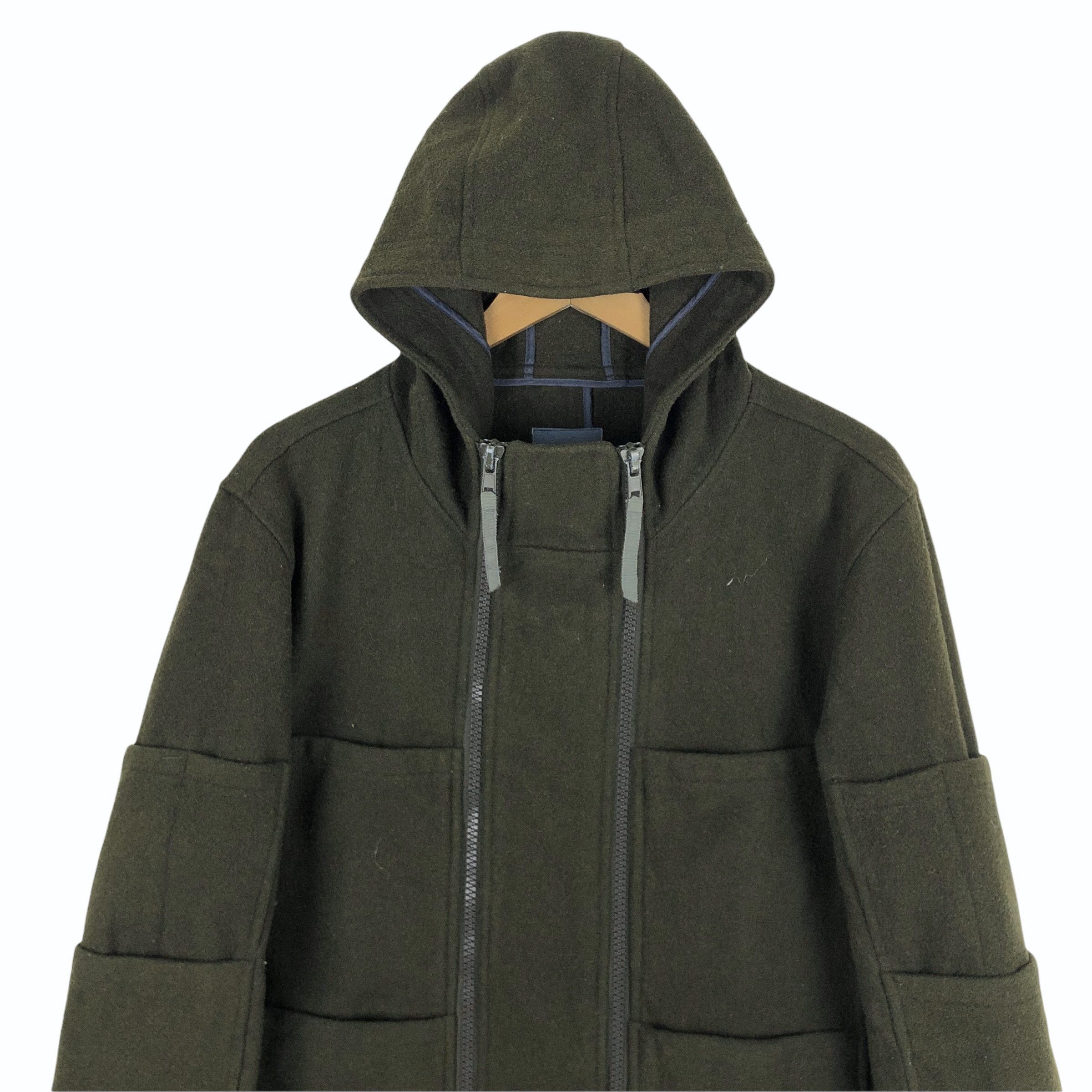 Japanese Brand Vintage Double Shock Wool Parka Final Home Survival Jacket Size US L / EU 52-54 / 3 - 6 Thumbnail