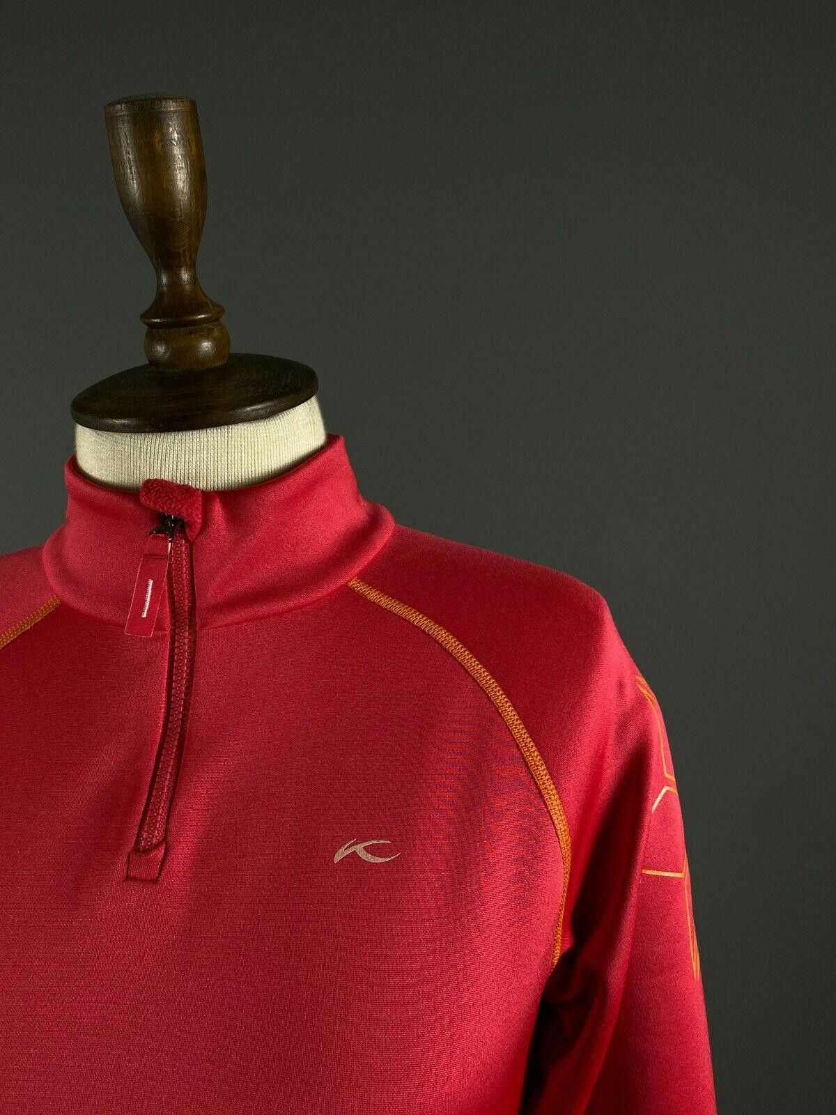 KJUS Kjus Switzerland Red 1/4 Zip Ski Jacket Size EU164 15-16y Size ONE SIZE - 3 Thumbnail