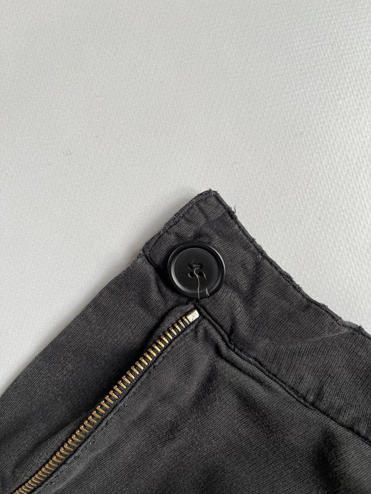 Black Label × Rundholz × Yohji Yamamoto RUNDHOLZ Black Label Unisex Distressed Wide Leg Trousers Size 36" / US 14 / IT 50 - 10 Thumbnail