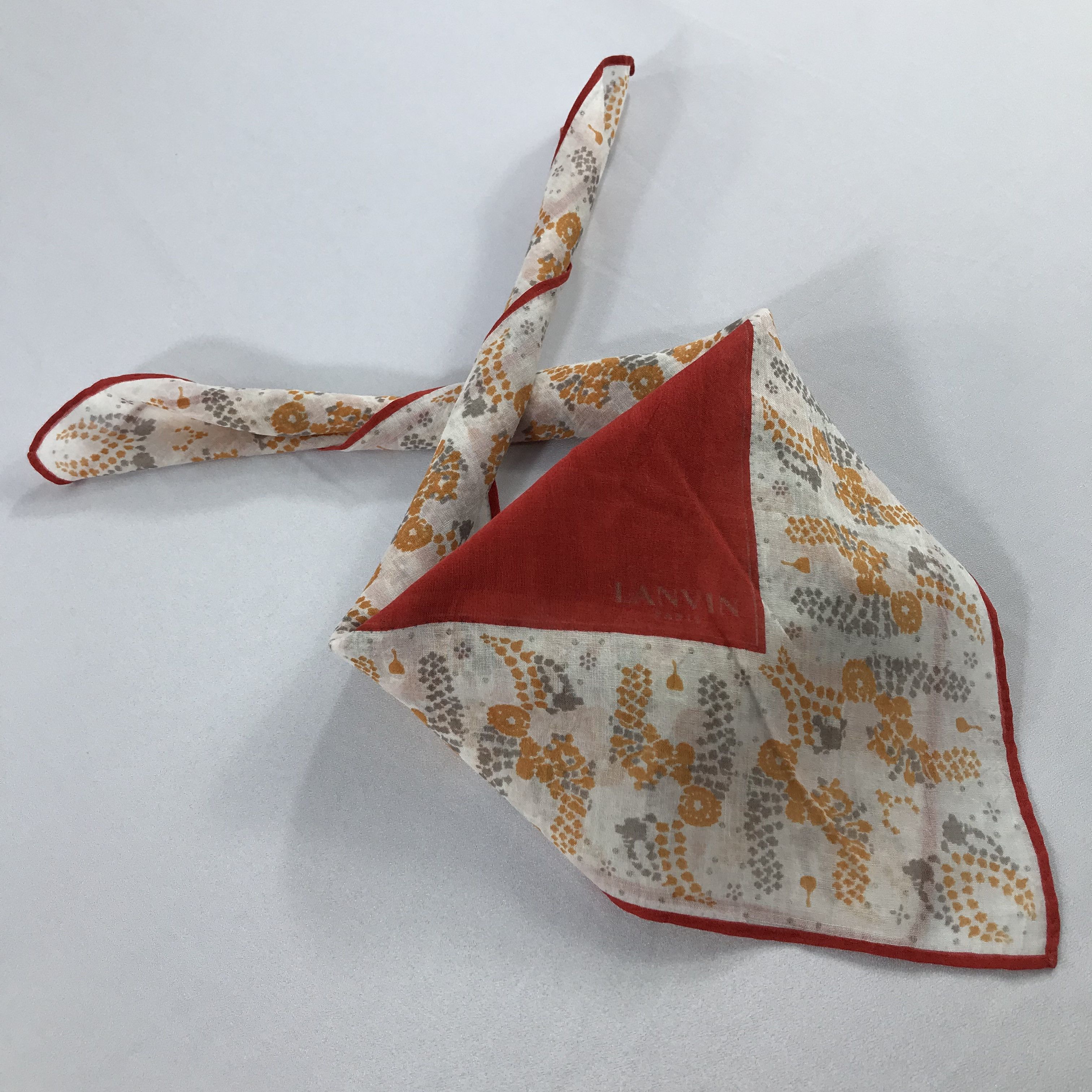Lanvin × Vintage Lanvin Bandana / Handkerchief / Neckerchief - S2019 Size ONE SIZE - 4 Thumbnail