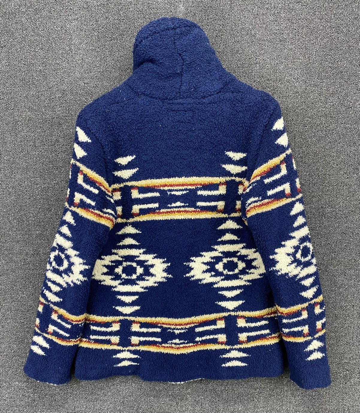 Japanese Brand Vintage Kula Lani Hawaii Navajo Style Fleece Jacket Size L / US 10 / IT 46 - 8 Thumbnail