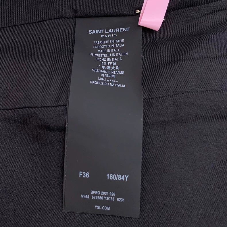 Saint Laurent Paris Saint Laurent Paris size 36 Red wool multi-pocket long sle Size XS / US 0-2 / IT 36-38 - 6 Thumbnail