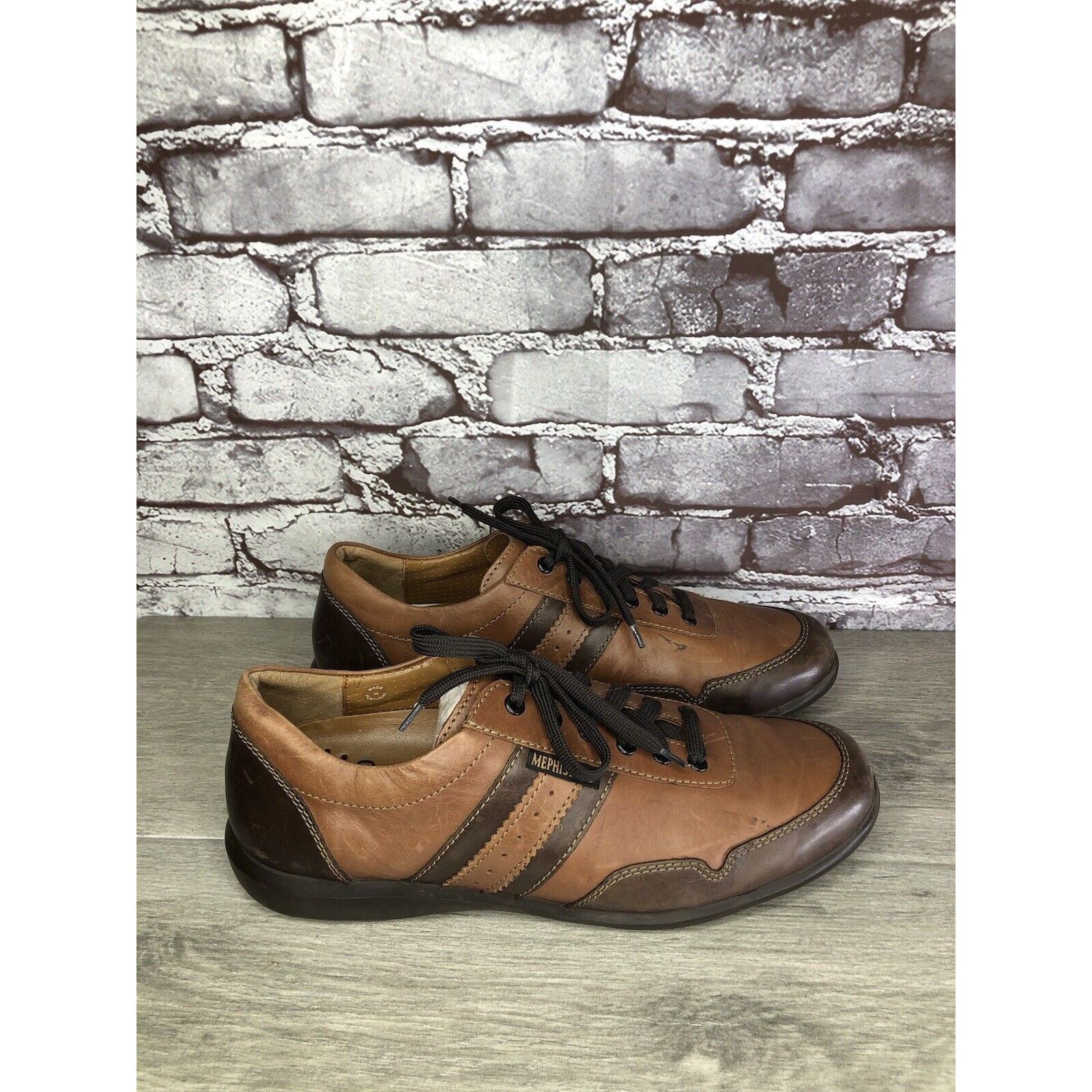Mephisto Mephisto Air Jet Leather Brown Leather Driving Sneakers Shoe Size US 9 / EU 42 - 15 Thumbnail
