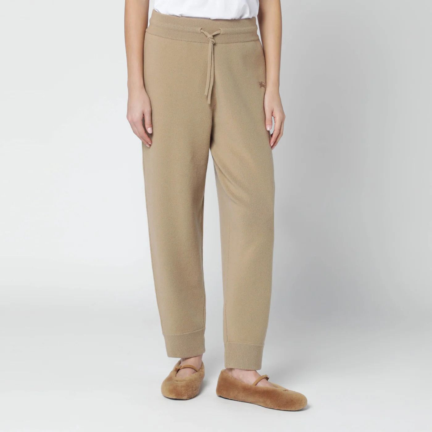 Burberry o1d2blof0426 Cashmere-Blend Sweatpants & Joggers in Beige Size 36" / US 14 / IT 50 - 1 Thumbnail
