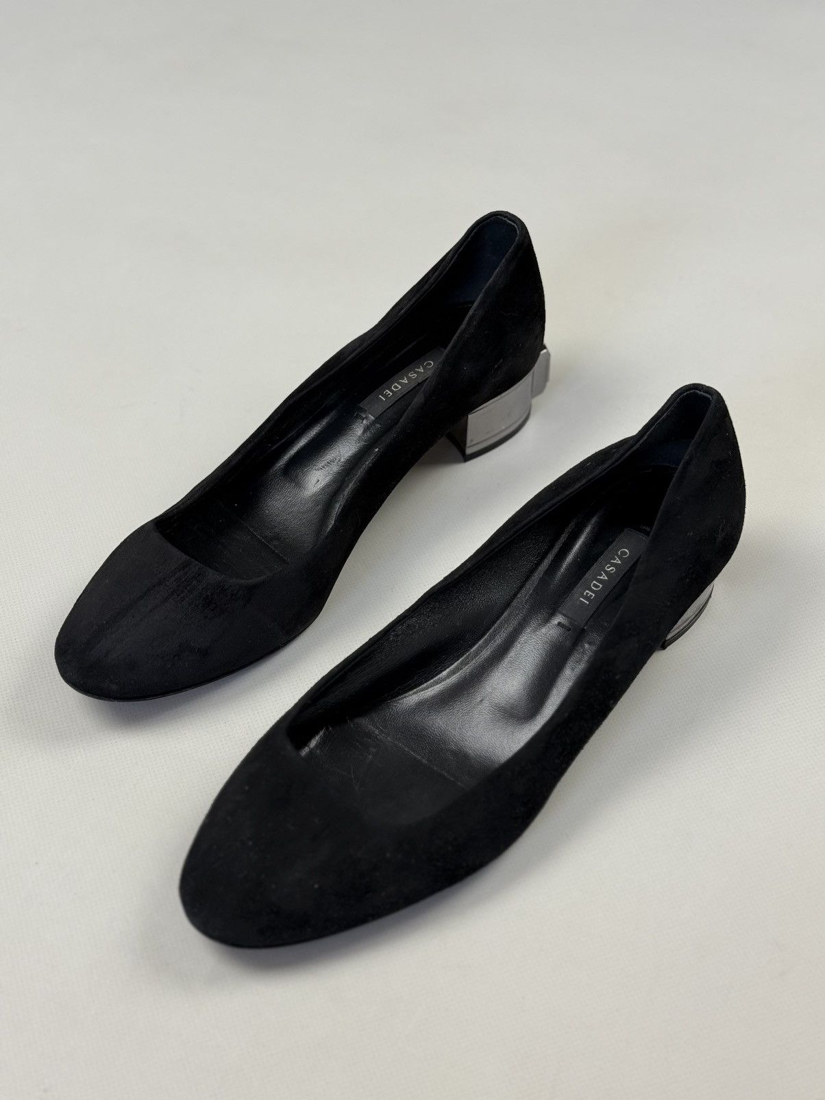 Casadei Casadei Ladies Suede Heels Shoes Size US 10 UK 9 EU 40 Size US 10 / IT 40 - 9 Thumbnail