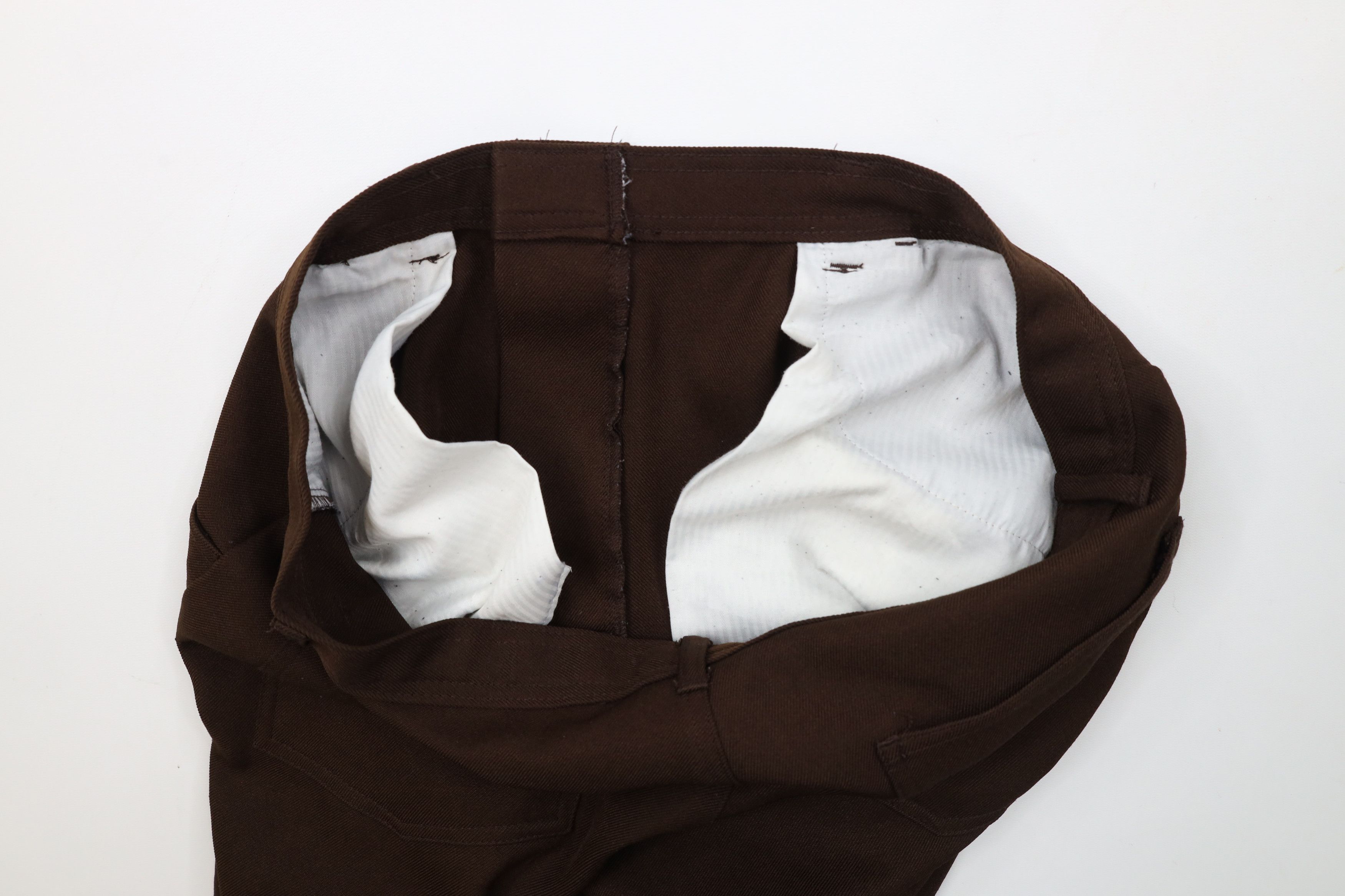Vintage Vintage 90s Streetwear Wide Leg Knit Chino Pants Brown Size US 38 / EU 54 - 8 Thumbnail
