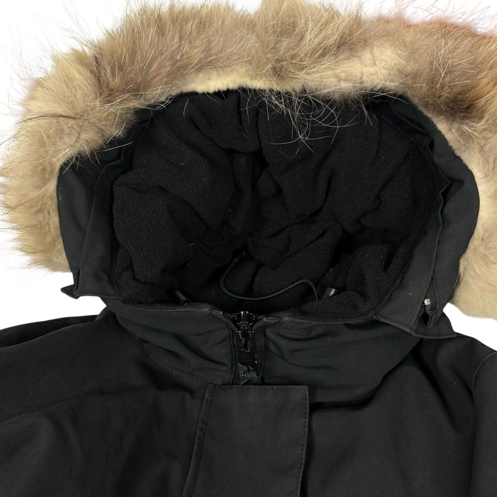 Canada Goose Canada Goose Black Hooded Full Zip Parka Jacket Small Size S / US 4 / IT 40 - 2 Thumbnail