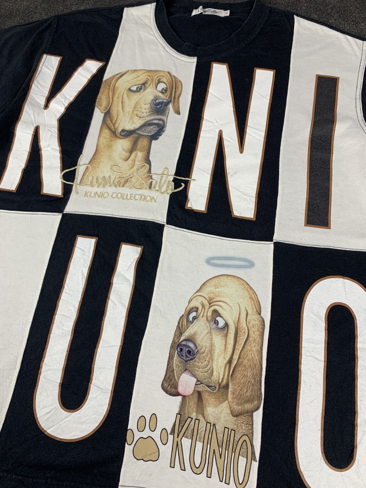 Vintage Vintage Kunio Collection Oversized Patchwork T-Shirt Size US L / EU 52-54 / 3 - 3 Thumbnail