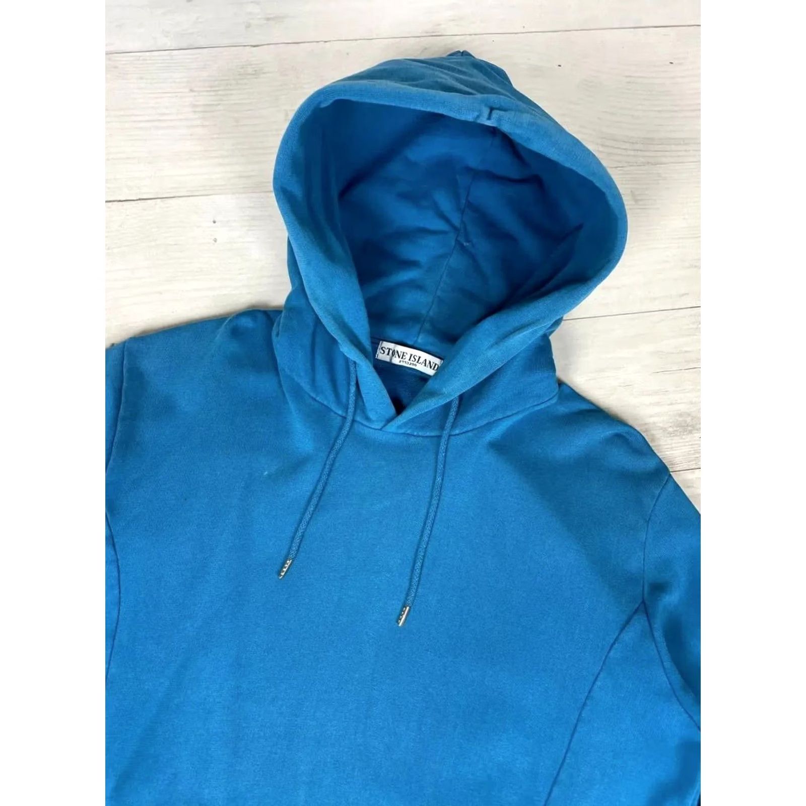 Stone Island VINTAGE Stone Island Hoodie Men L Blue Shirt Size US L / EU 52-54 / 3 - 2 Thumbnail