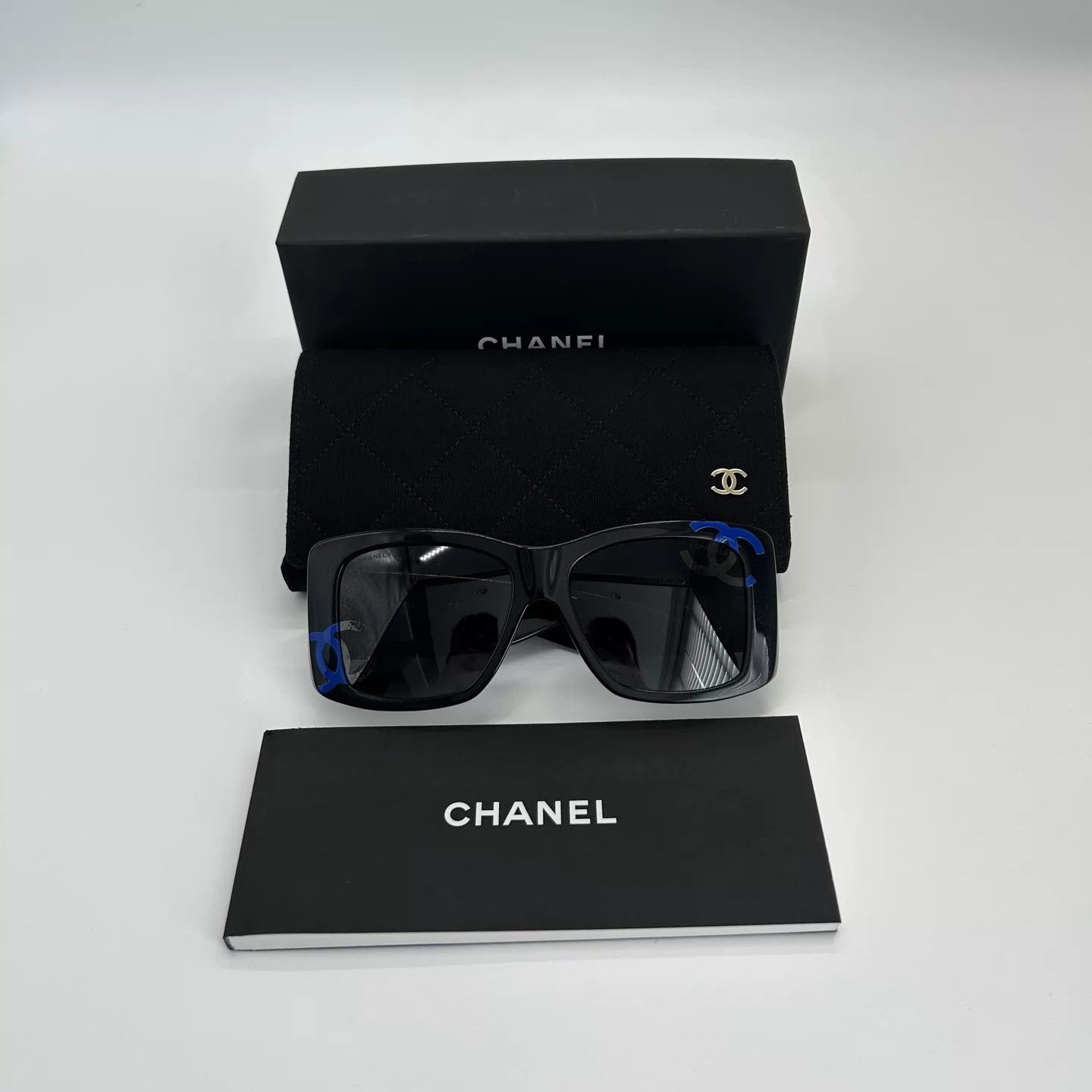 Chanel Chanel Cambon CC Logo Wide Frame Sunglasses Size ONE SIZE - 5 Thumbnail