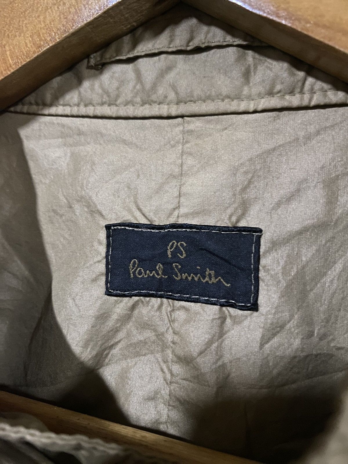 Paul Smith PS Paul Smith Khaki Lightweight Bomber Jacket Vintage Style Size L / US 10 / IT 46 - 4 Thumbnail