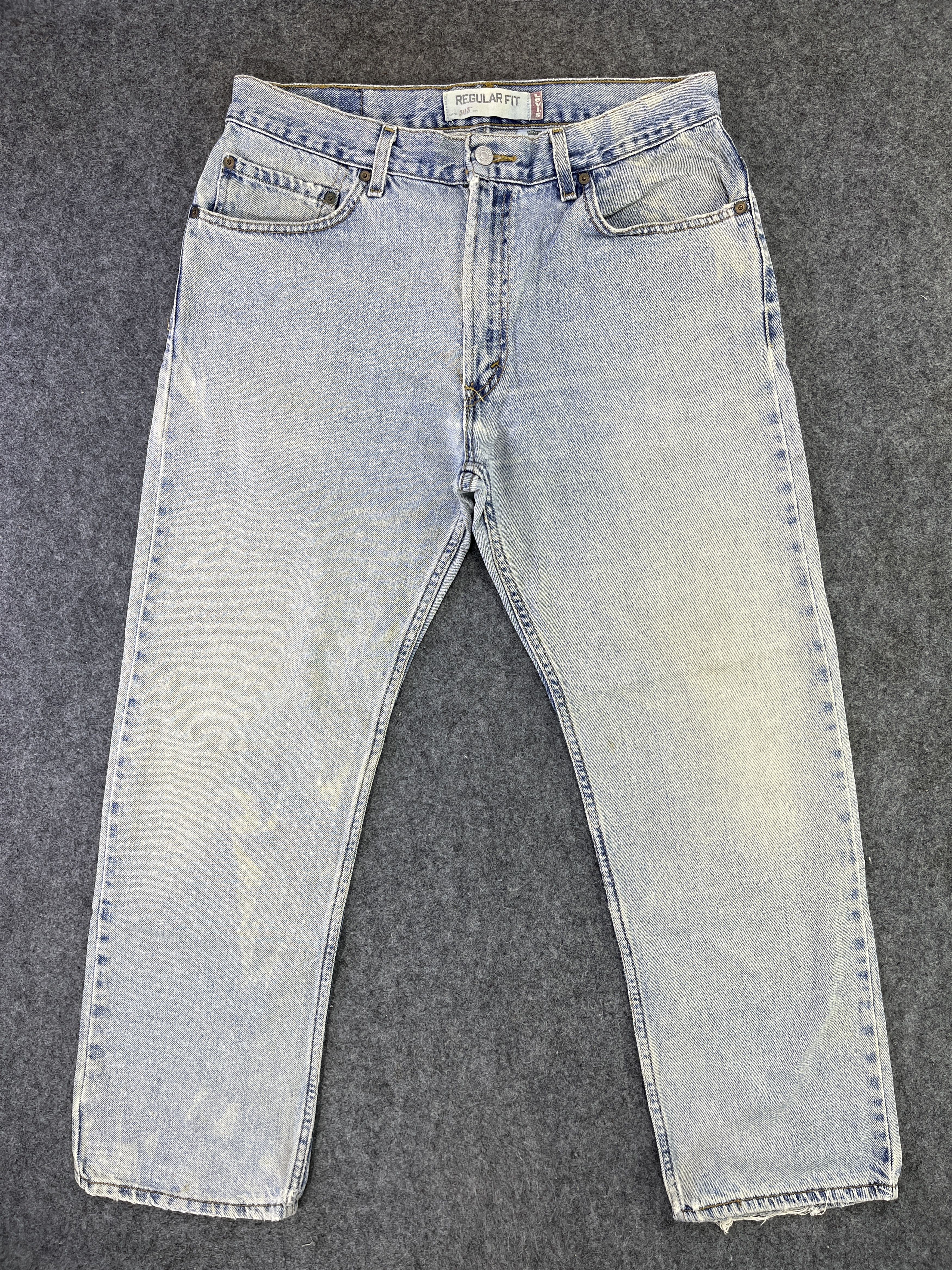 Levi's Vintage Levis 505 Bleached Jeans - J894 Size US 34 / EU 50 - 1 Thumbnail