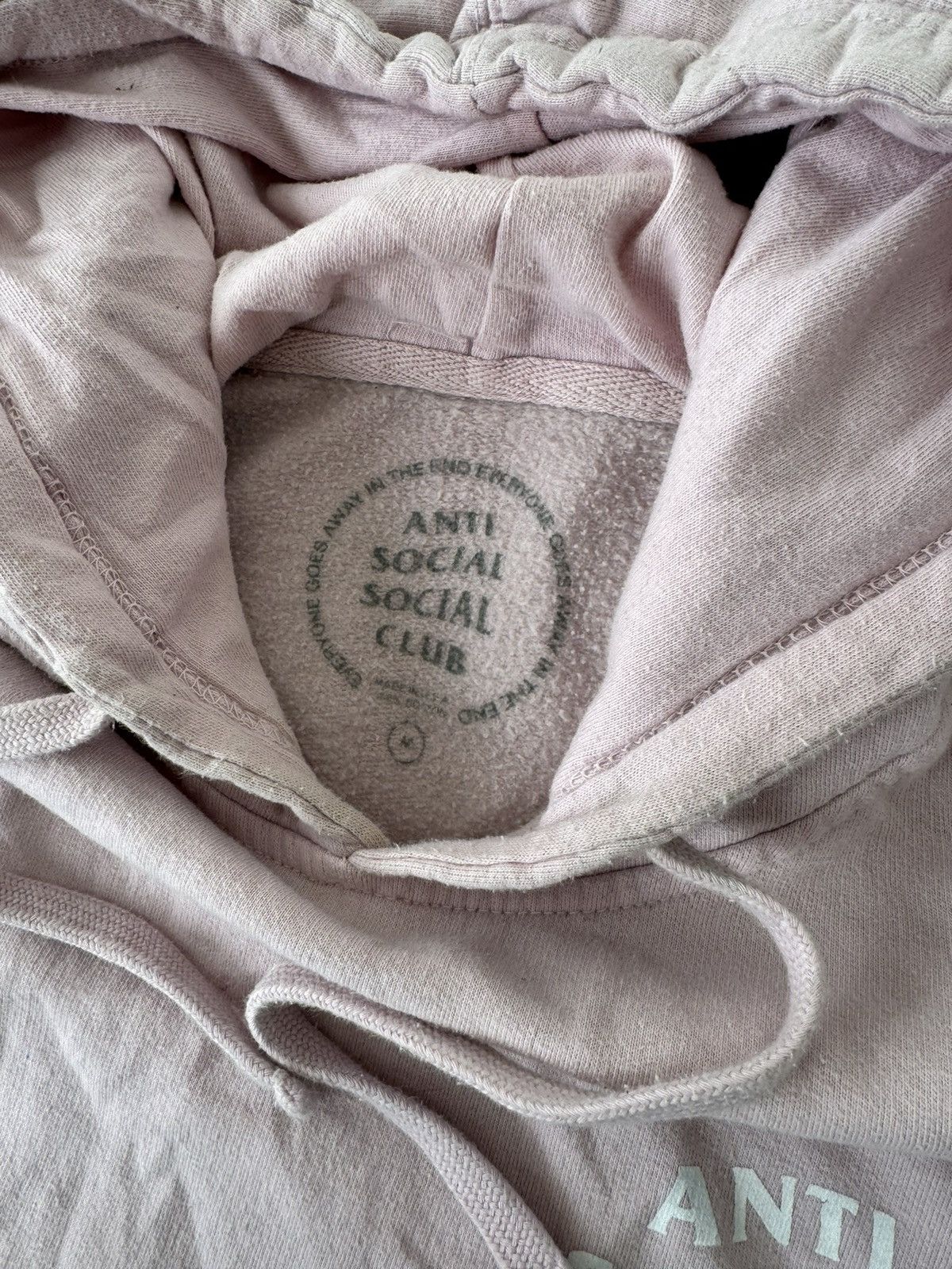 Anti Social Social Club Anti Social Social Club Pink Hoodie ASSC Big Logo Size US M / EU 48-50 / 2 - 4 Thumbnail