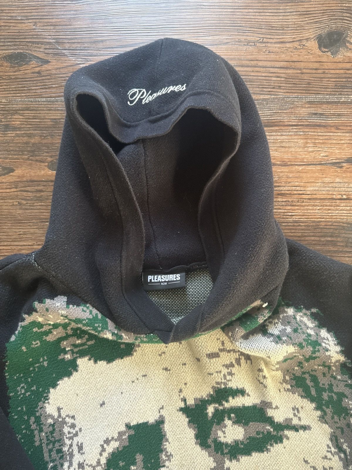 Pleasures JFK Pleasure Knit Hoodie Size US M / EU 48-50 / 2 - 2 Thumbnail