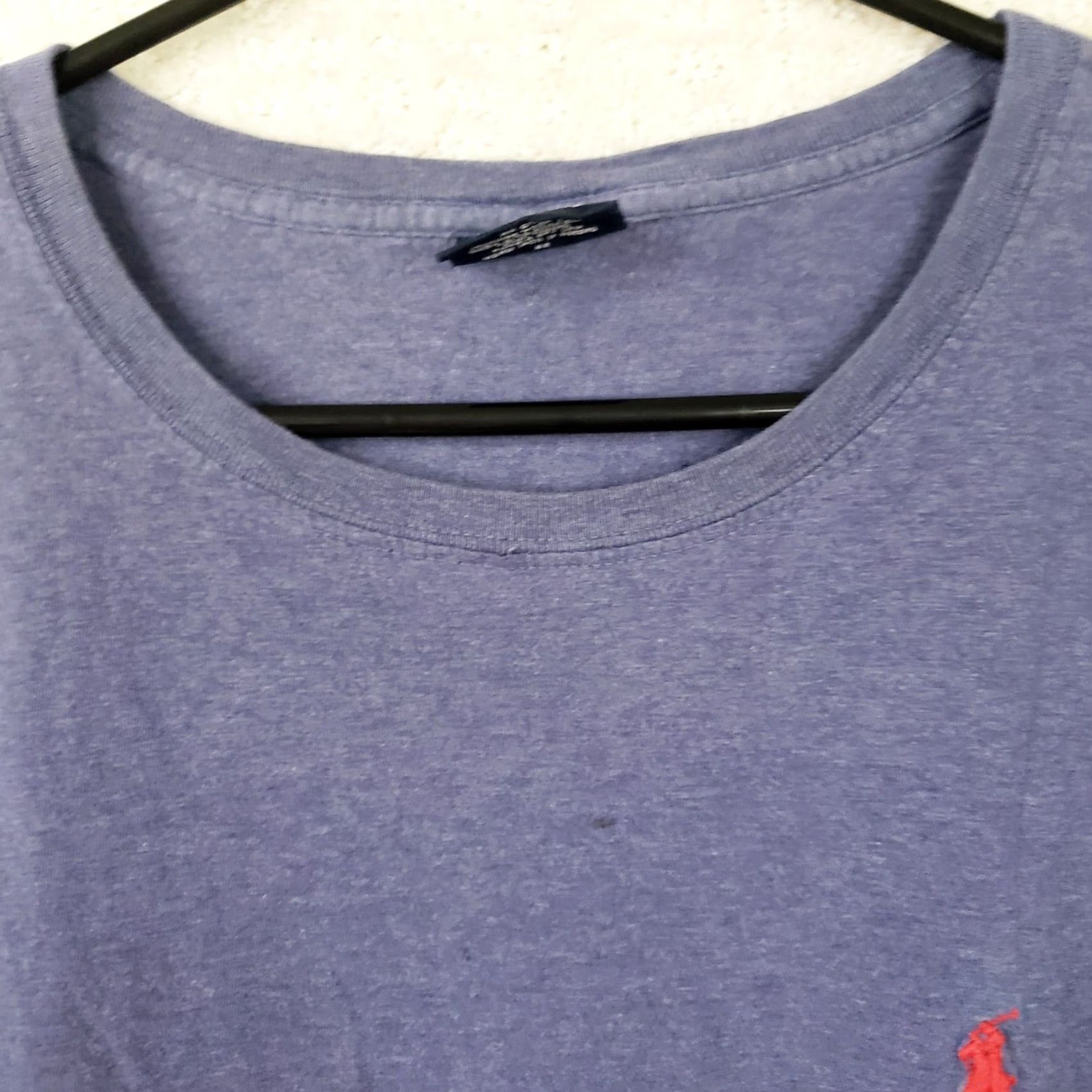 Polo Ralph Lauren Polo Ralph Lauren Men's XXL Blue T-Shirt Classic Fit Short Sleeve Cotton Tee Polo Pony Logo V-Neck Jersey 2XL Regular Mens Size US XXL / EU 58 / 5 - 5 Thumbnail
