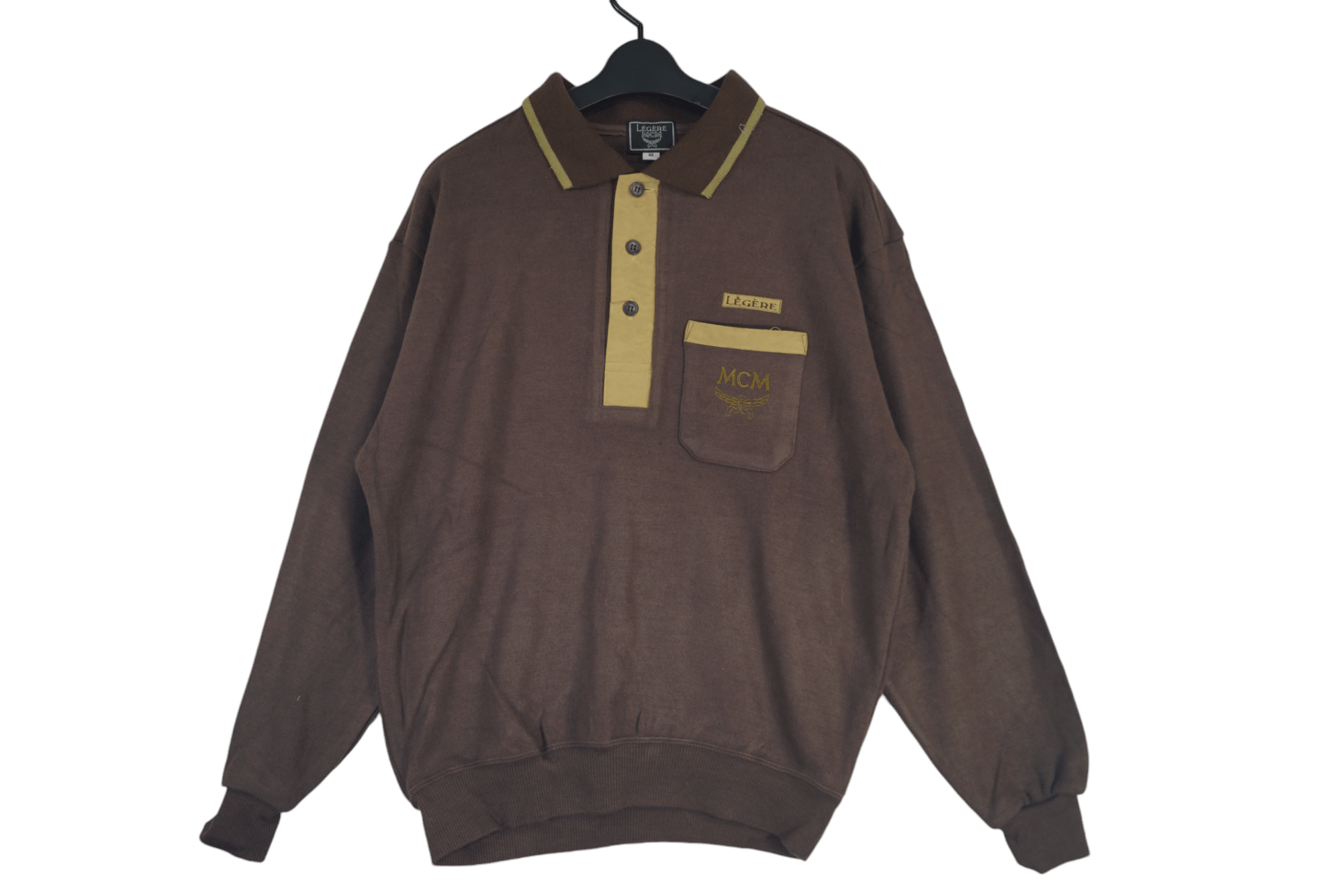 MCM Legere MCM Sweatshirt Half Button Up Nice Design Size US M / EU 48-50 / 2 - 1 Thumbnail