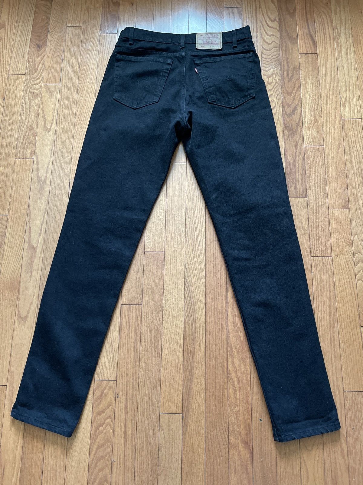 Levi's 512 Slim Taper Fit Black Levi’s Jeans Size US 34 / EU 50 - 2 Thumbnail