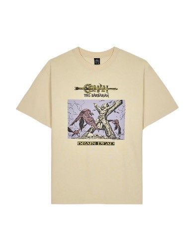Brain Dead 1982 CONAN THE BARBARiAN TEE A WiTCH SHALL BE BORN MARVEL Size US XL / EU 56 / 4 - 9 Thumbnail
