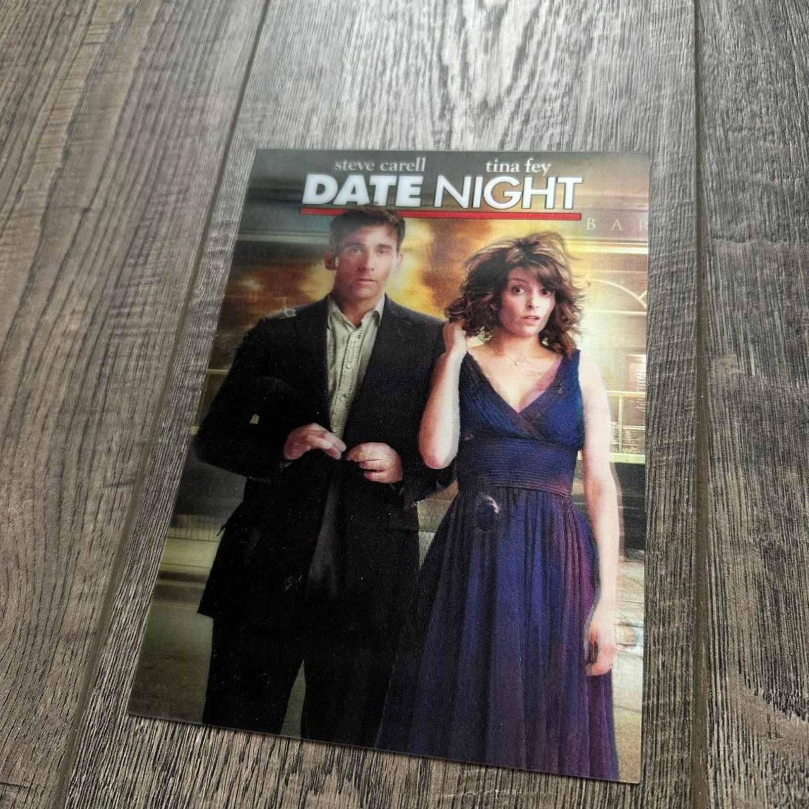 Vintage Vintage Date Night Comedy Movie Holographic Movie Poster Size ONE SIZE - 3 Thumbnail