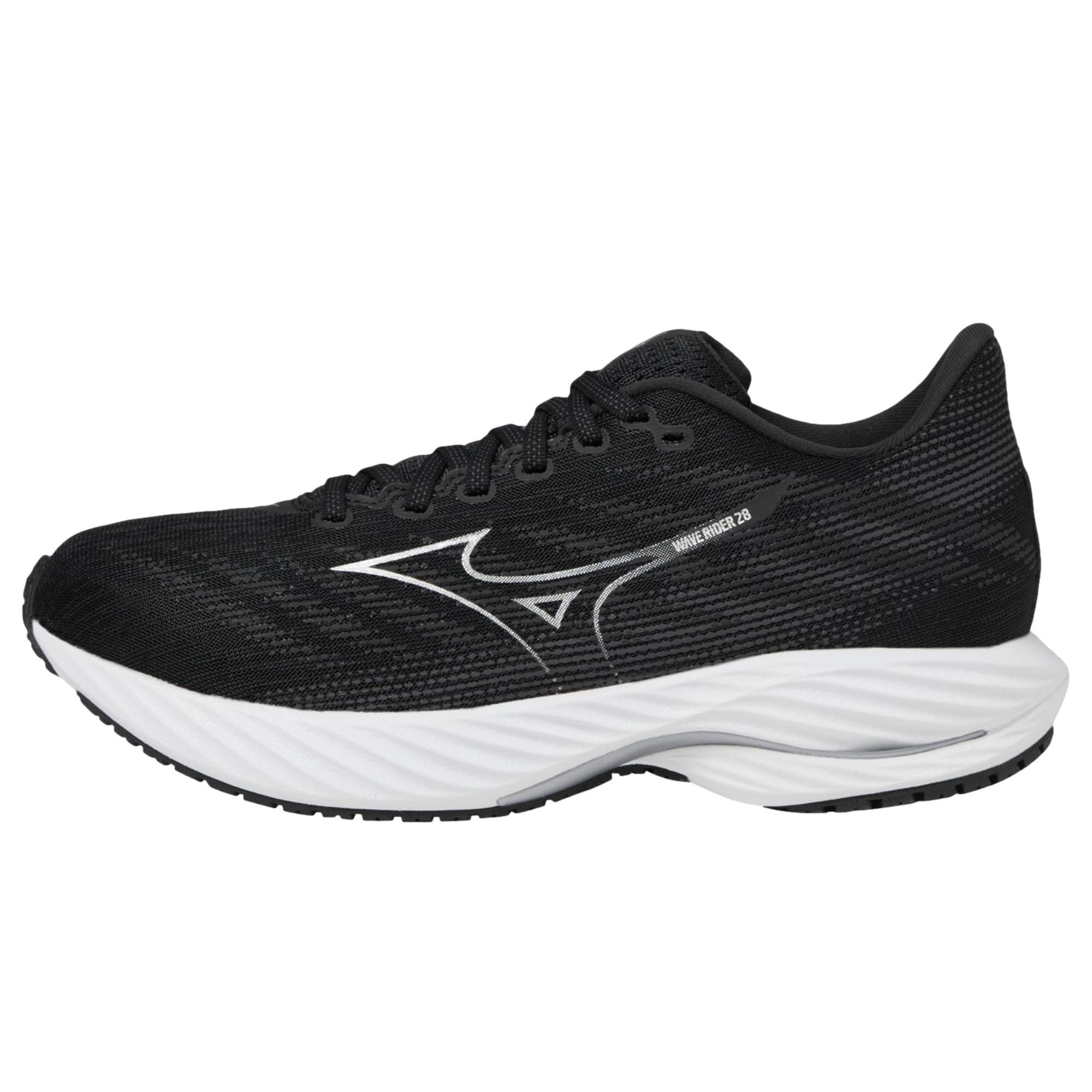 Mizuno Wave Rider 28 Black / Silver J1GC240402 Size US 12 / EU 45 - 1 Thumbnail
