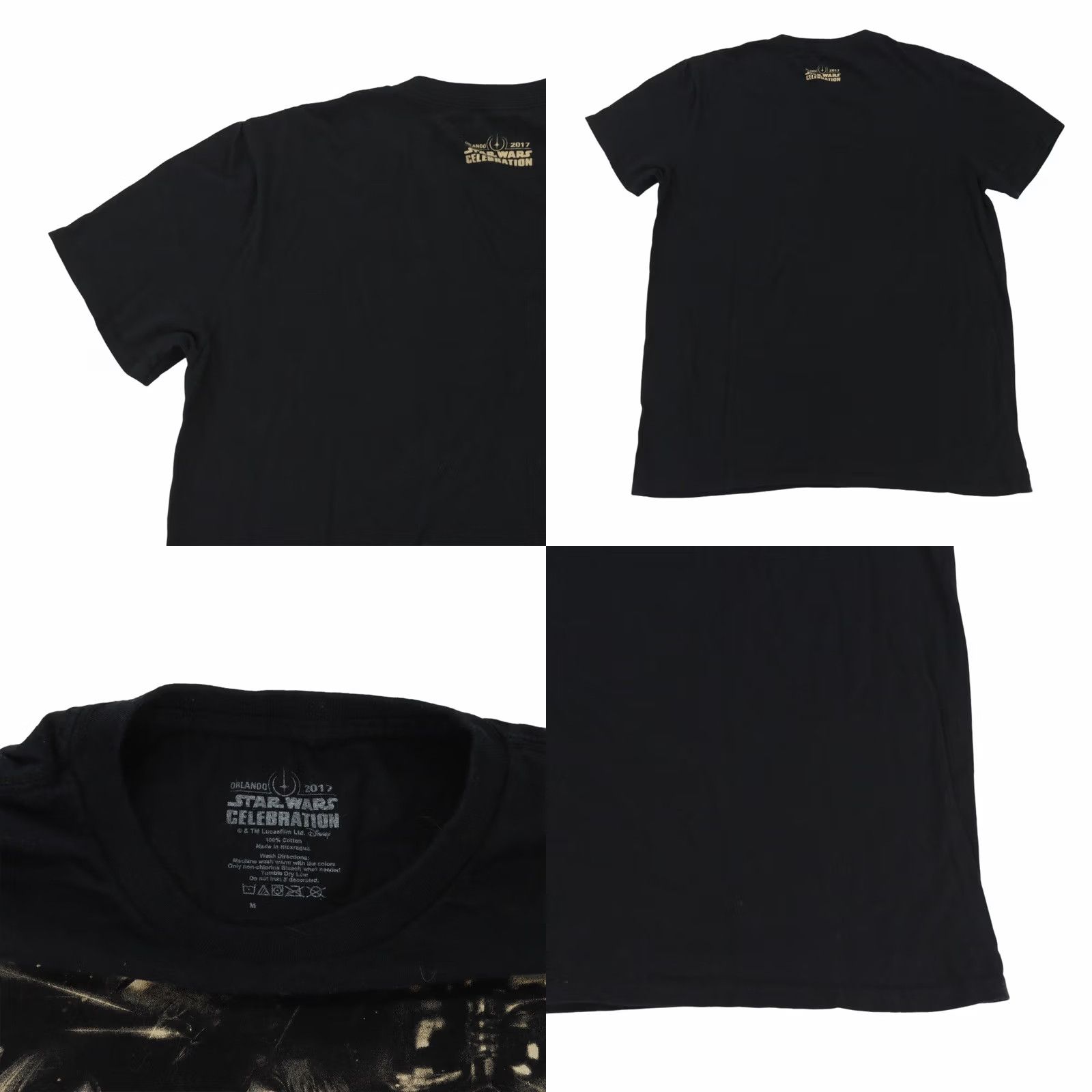 Disney Star Wars Celebration Orlando 2017 40th Anniversary Black T Shirt Men's Medium Size US M / EU 48-50 / 2 - 8 Thumbnail