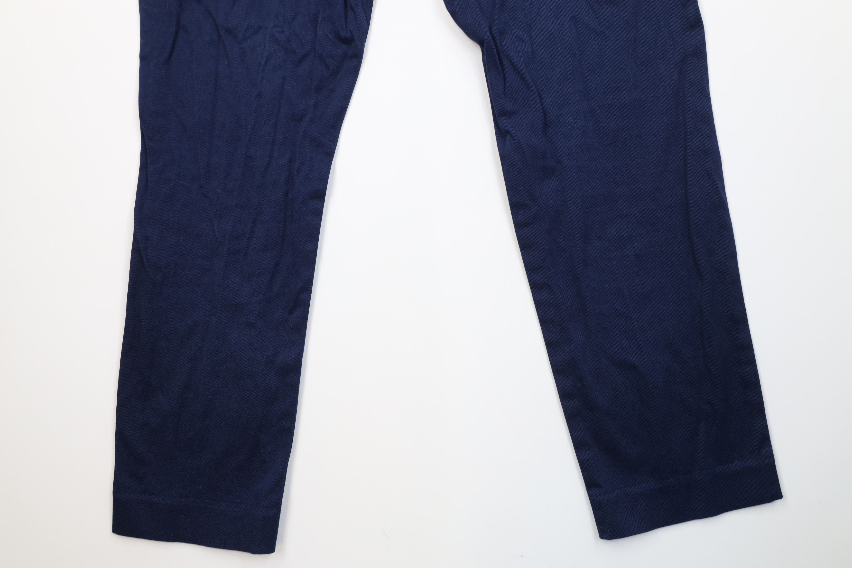 J.Crew J Crew Bowery Slim Fit Chino Pants Trousers Navy Blue Size US 31 - 12 Thumbnail