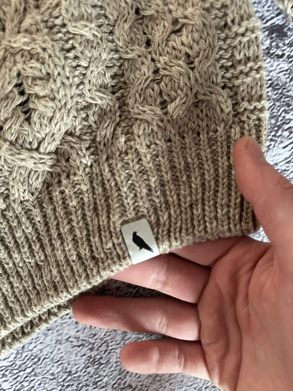 Peregrine Peregrine Fisherman Linen Cotton Cable Knit Sweater Size US S / EU 44-46 / 1 - 3 Thumbnail