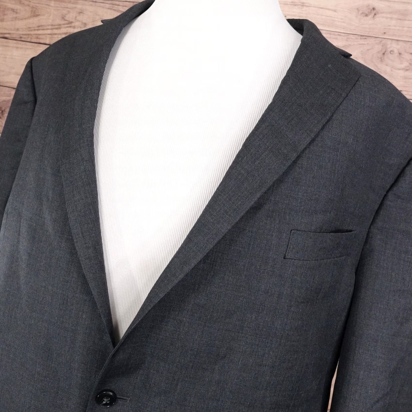 Michael Kors Michael Kors Mens Jacket 52R Gray Wool Polyester 2 Button Notch Lapel Size US L / EU 52-54 / 3 - 2 Thumbnail