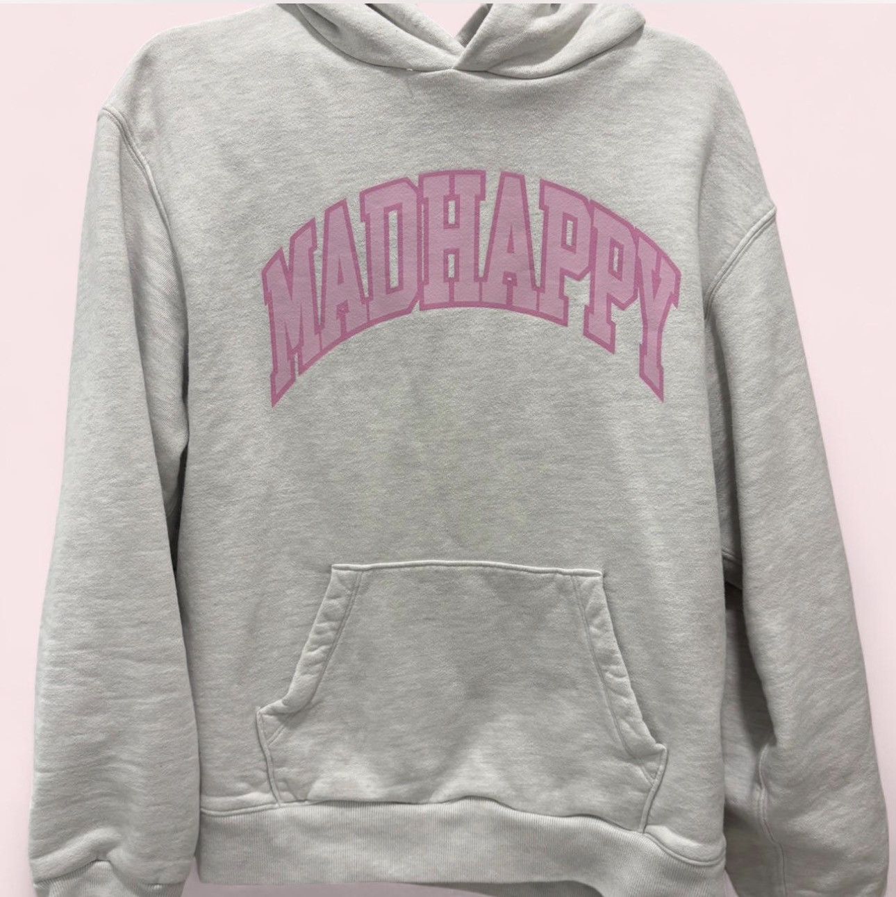 Madhappy Logo Hoodie in Gray, Men's