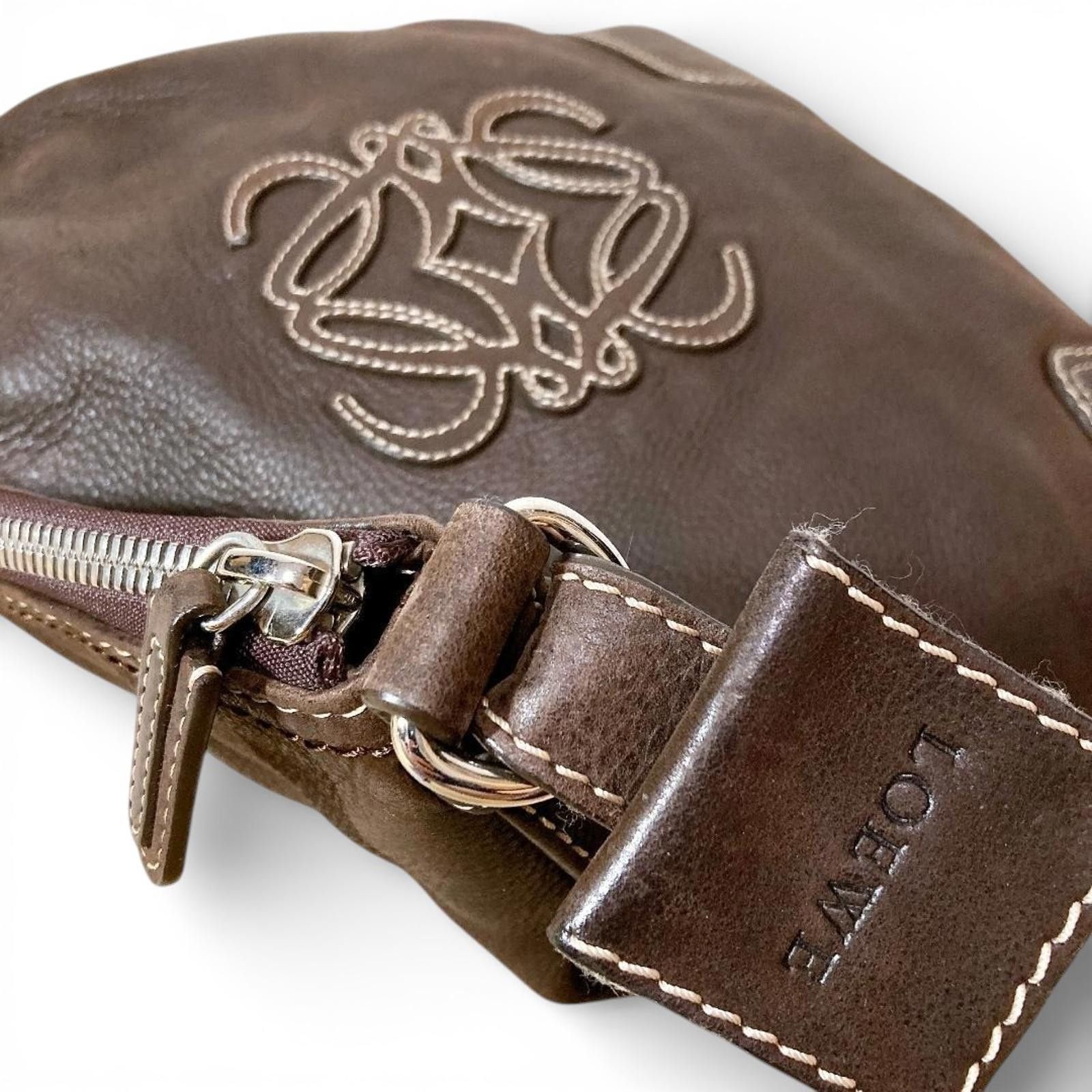 Loewe Loewe - Women's Brown Leather Crossbody Bag Size ONE SIZE - 5 Thumbnail