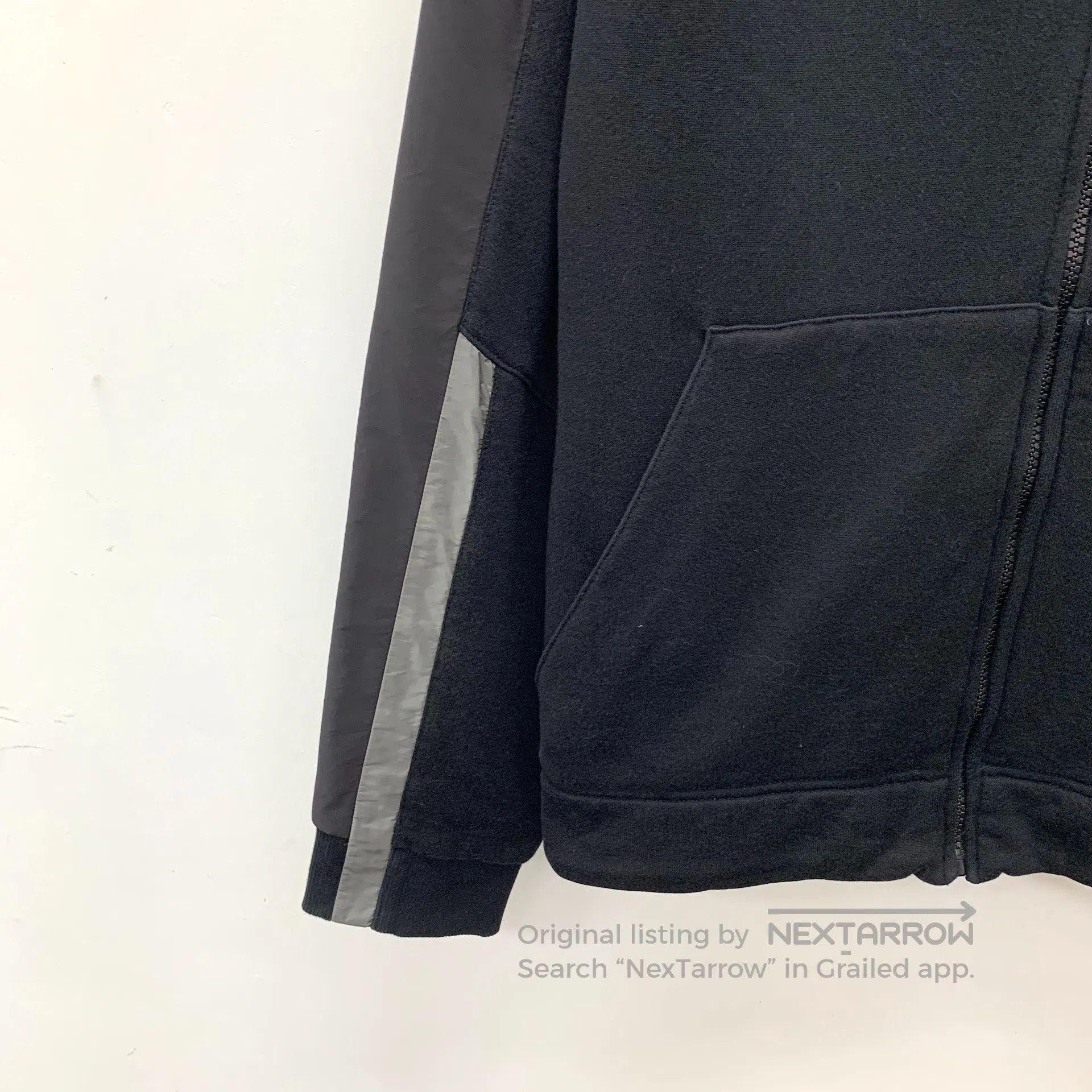 Prada Prada Black Cotton Hooded Zipper Long Sleeve Jacket| Size US S / EU 44-46 / 1 - 4 Thumbnail