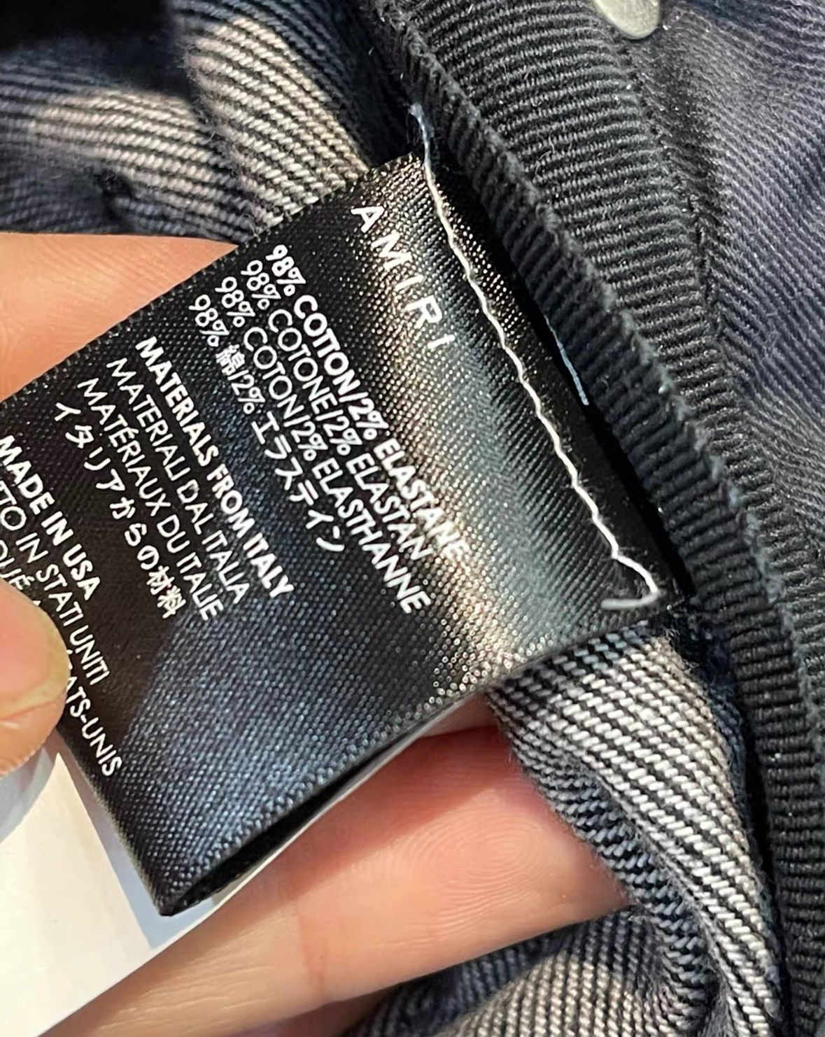 Amiri Amiri Black splashed ink jeans 2506-Nextarrow Size US 34 / EU 50 - 4 Thumbnail