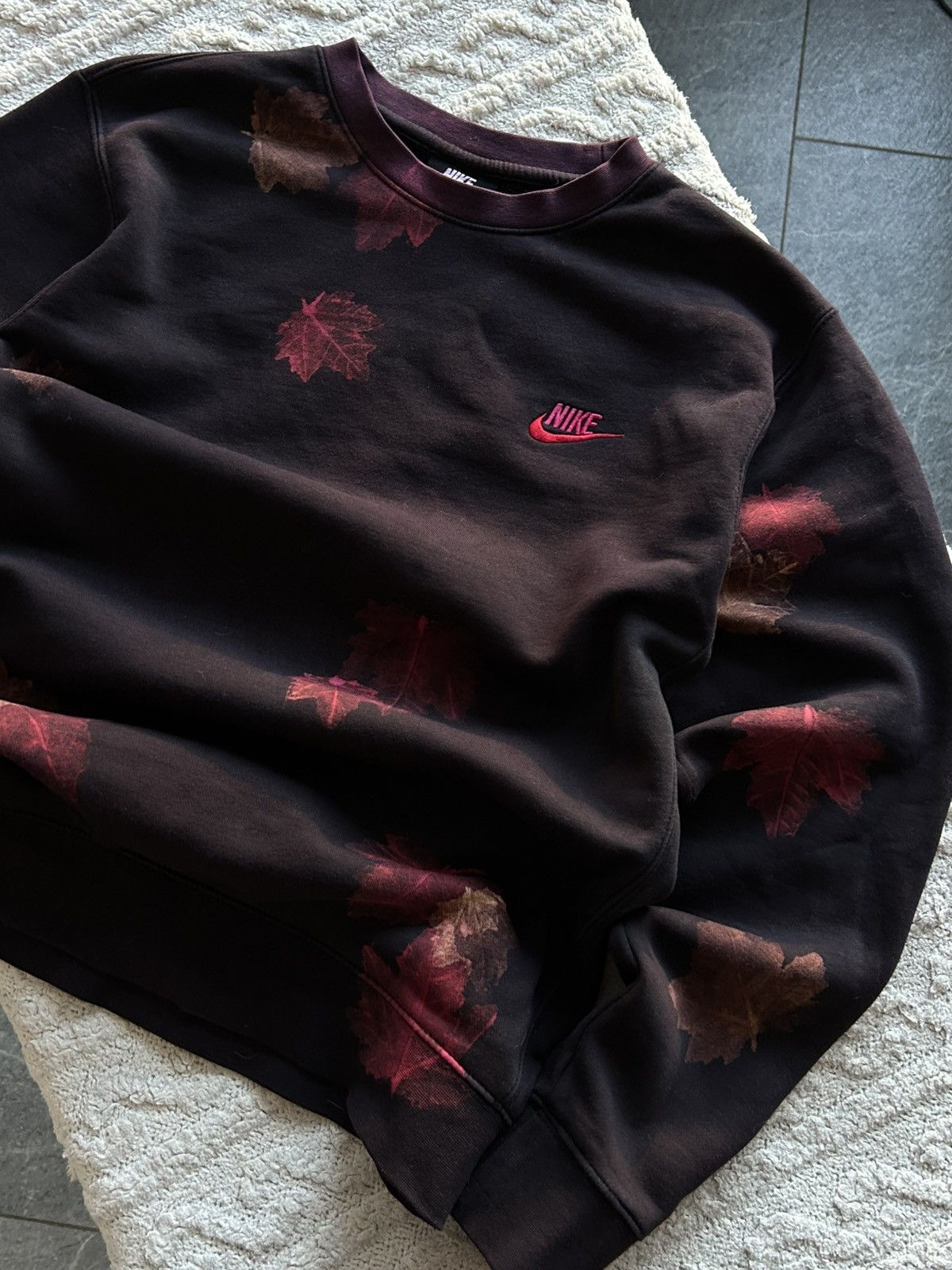 Nike Vintage sweatshirt Nike swoosh custom leaves small Size US S / EU 44-46 / 1 - 6 Thumbnail