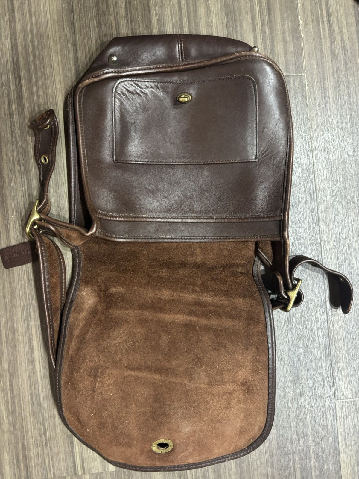 Coach Vtg Coach Brown Leather Shoulder Bag Handbag Purse B6C-9525 Size ONE SIZE - 3 Thumbnail