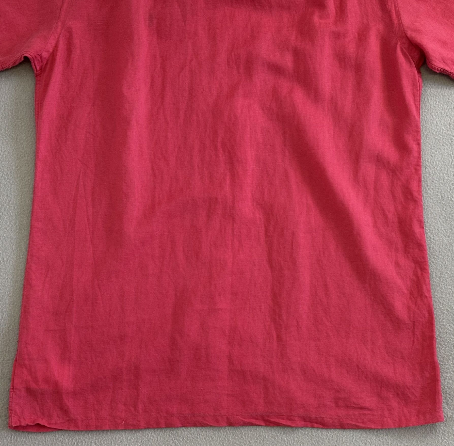 Polo Ralph Lauren Polo Ralph Lauren Red Linen shirt Medium Size US M / EU 48-50 / 2 - 11 Thumbnail